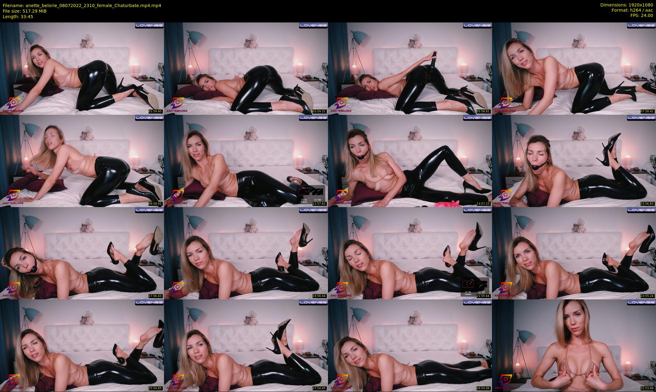 anette_belorie — 34 minute Chaturbate female cam show recording, 1080p, Jul 8, 2022