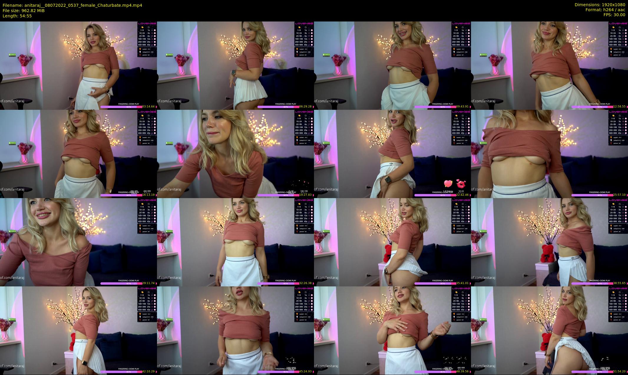 anitaraj_ — 55 minute Chaturbate female cam show recording, 1080p, Jul 8, 2022