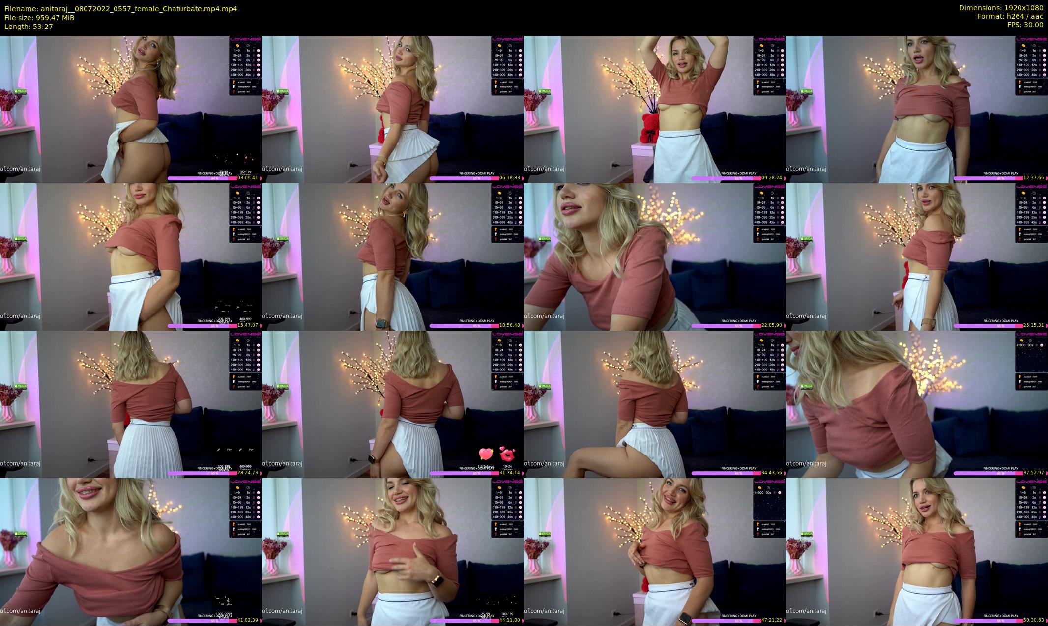 anitaraj_ — 54 minute Chaturbate female cam show recording, 1080p, Jul 8, 2022