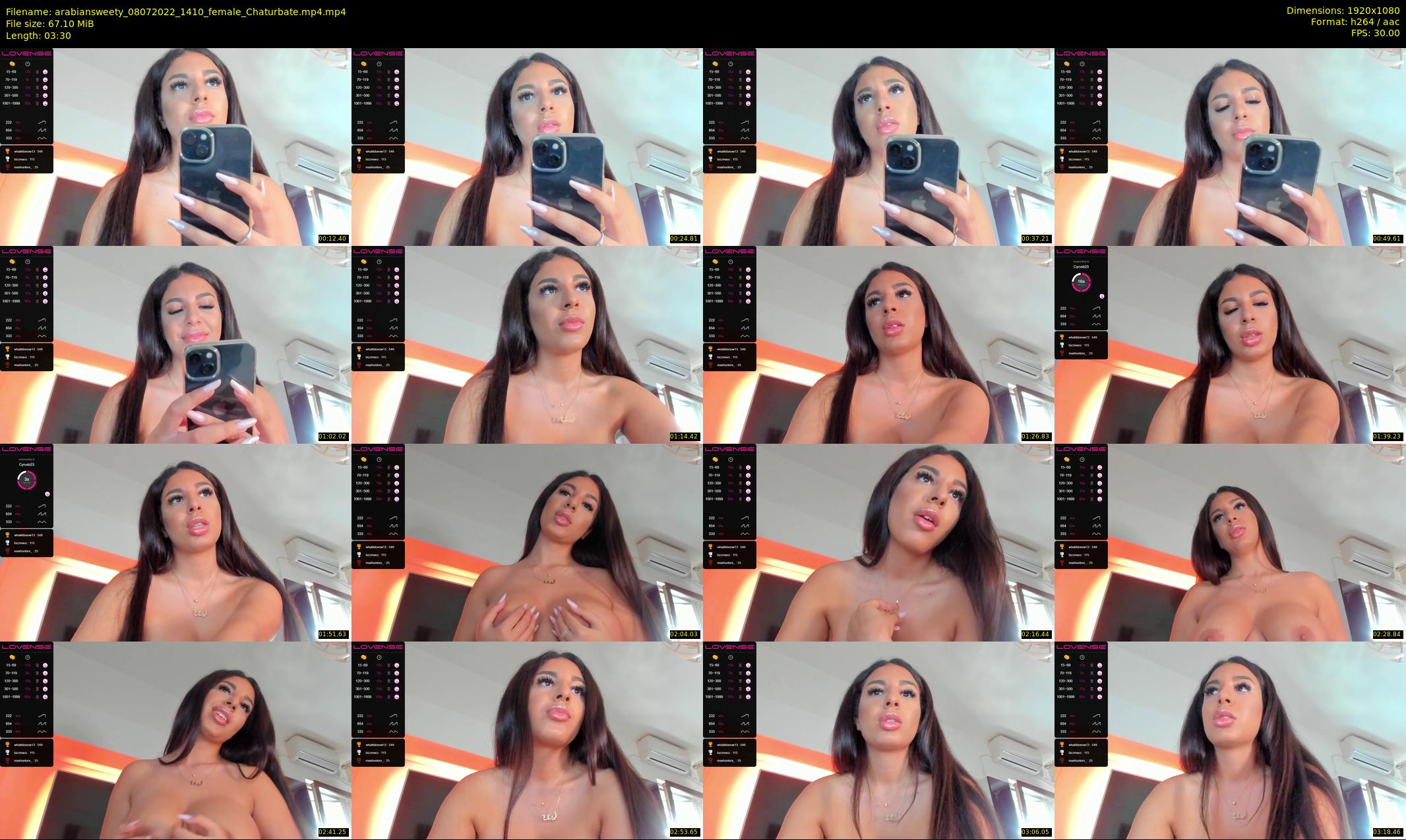 arabiansweety — 4 minute Chaturbate female cam show recording, 1080p, Jul 8, 2022