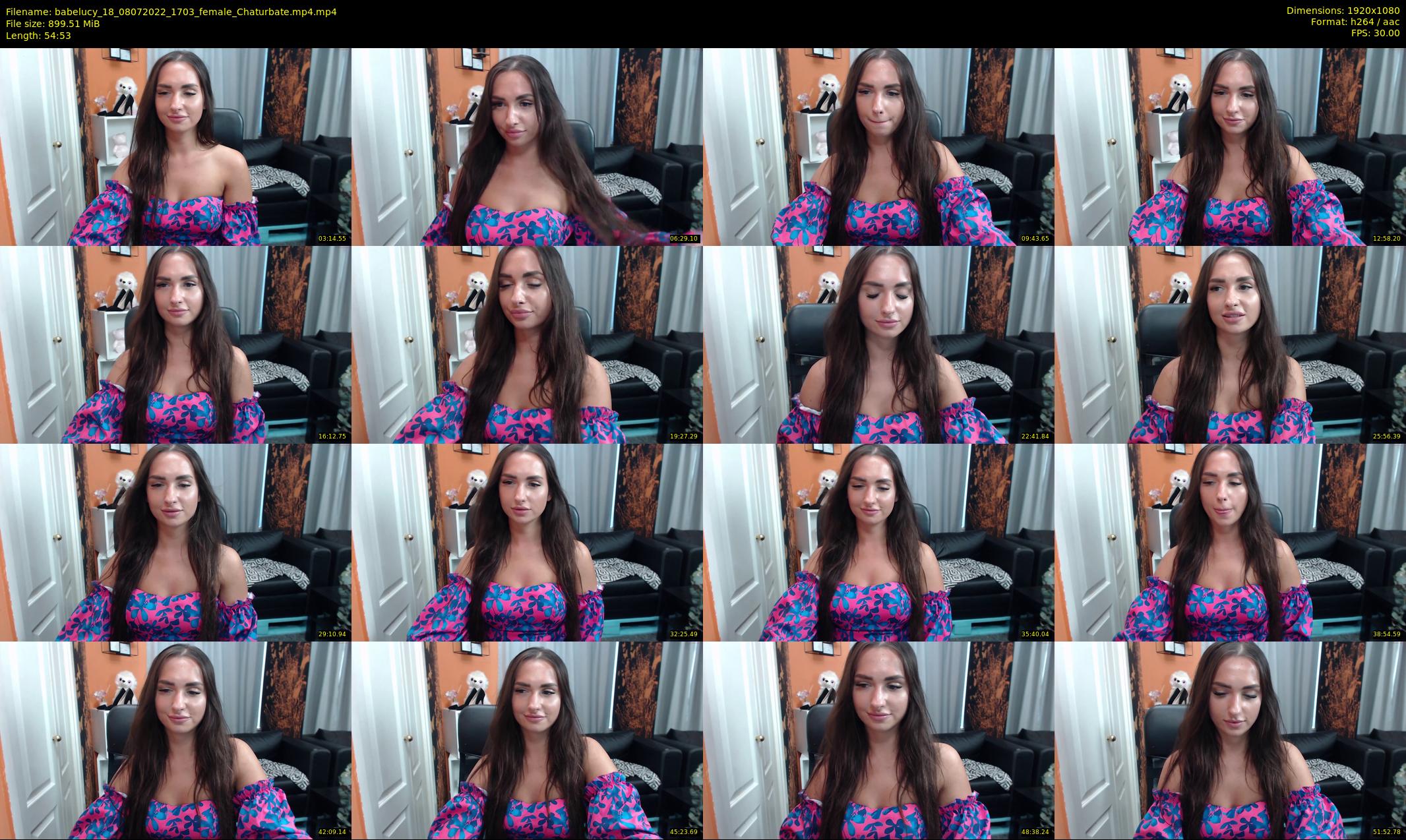 babelucy_18 — 55 minute Chaturbate female cam show recording, 1080p, Jul 8, 2022