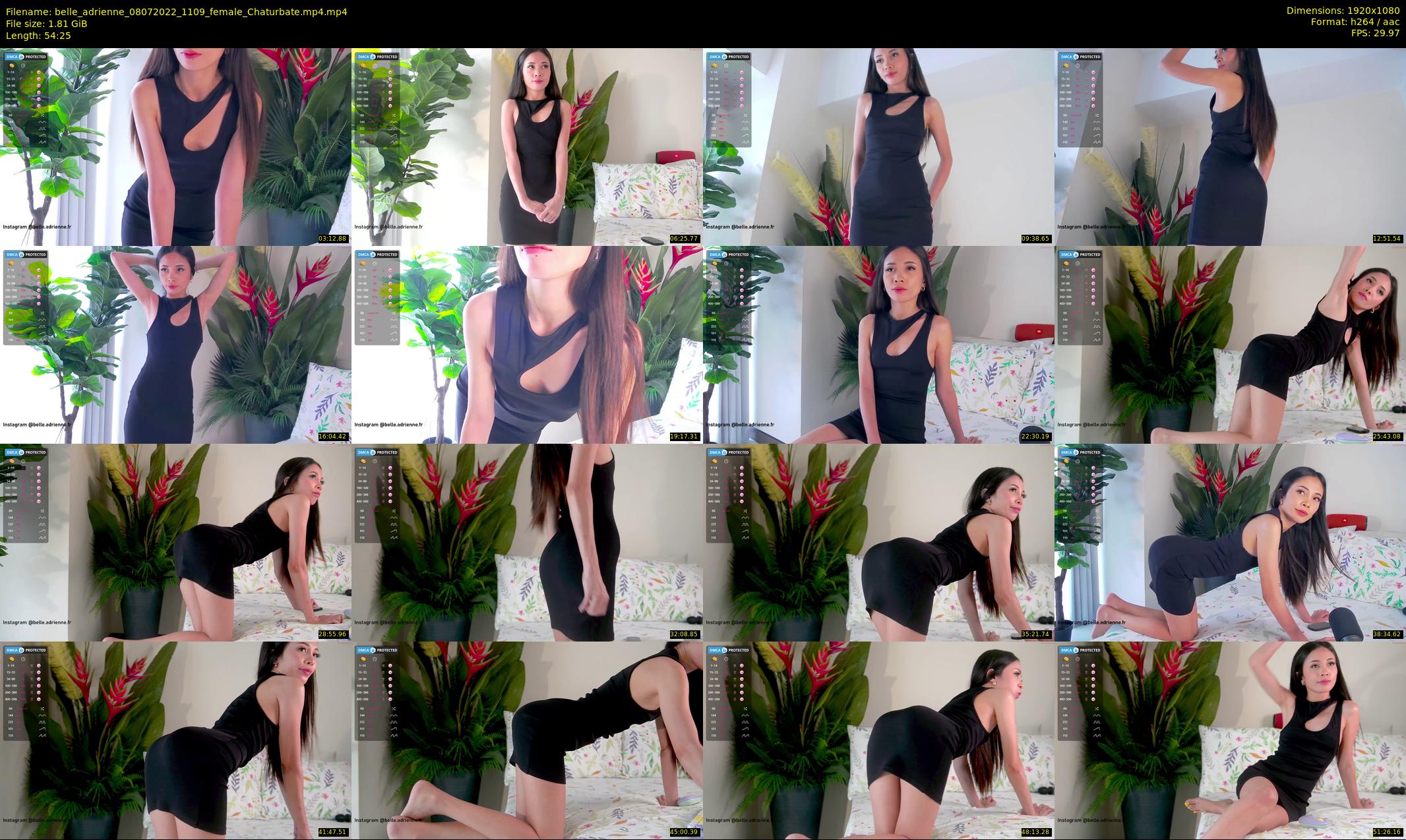 belle_adrienne — 55 minute Chaturbate couple cam show recording, 1080p, Jul 8, 2022