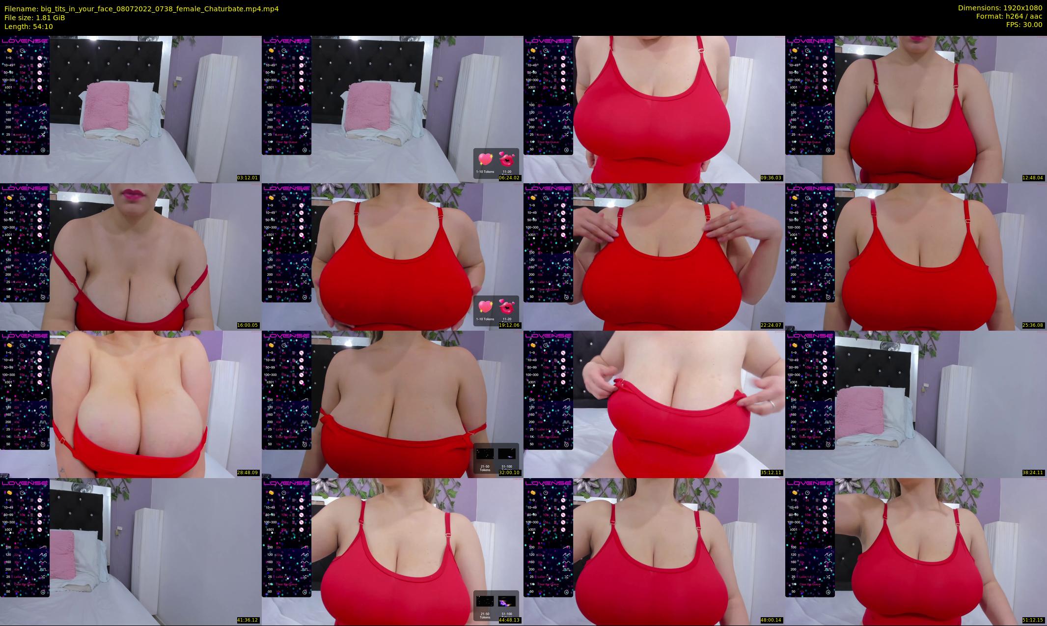 big_tits_in_your_face — 55 minute Chaturbate female cam show recording, 1080p, Jul 8, 2022