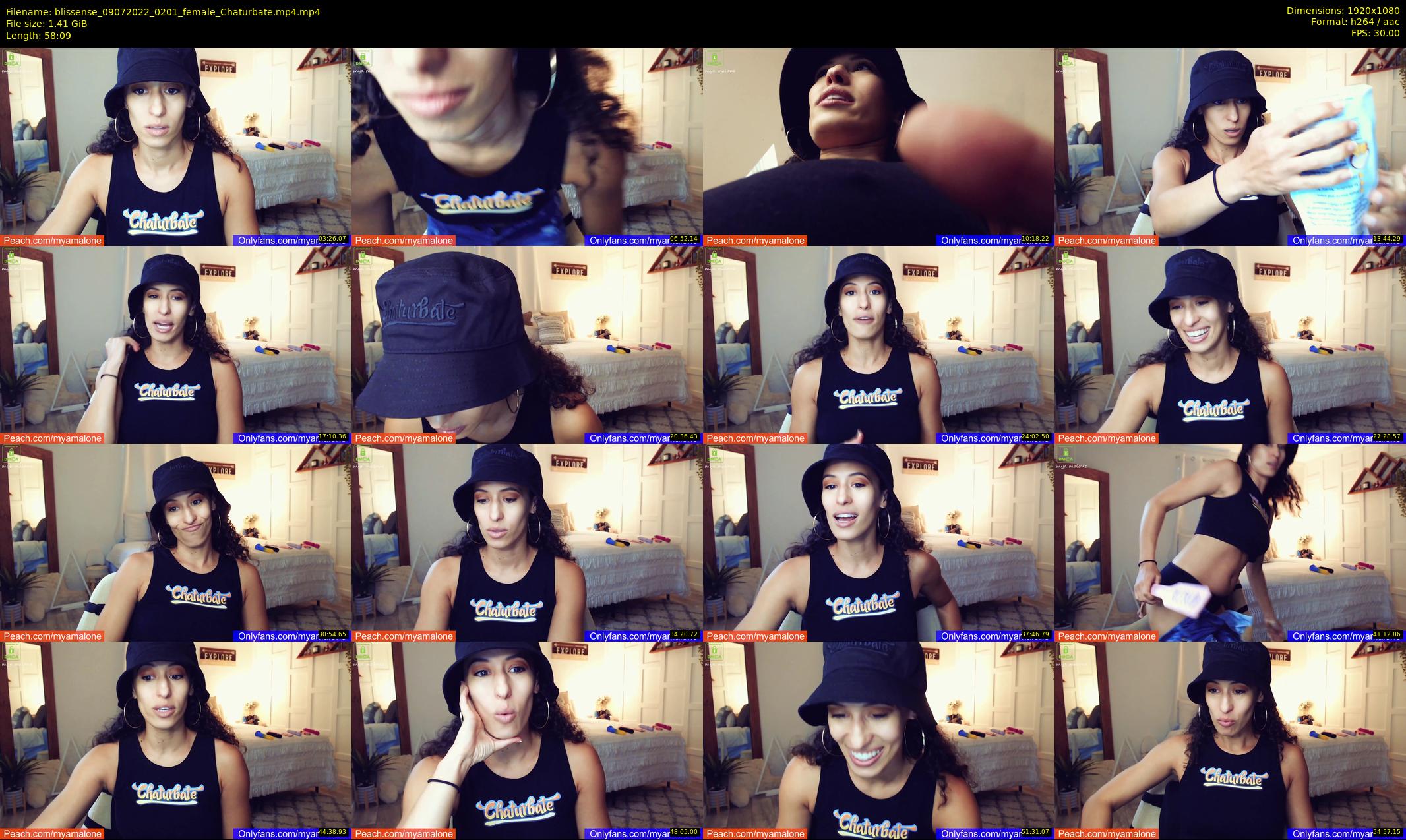 blissense — 59 minute Chaturbate female cam show recording, 1080p, Jul 9, 2022