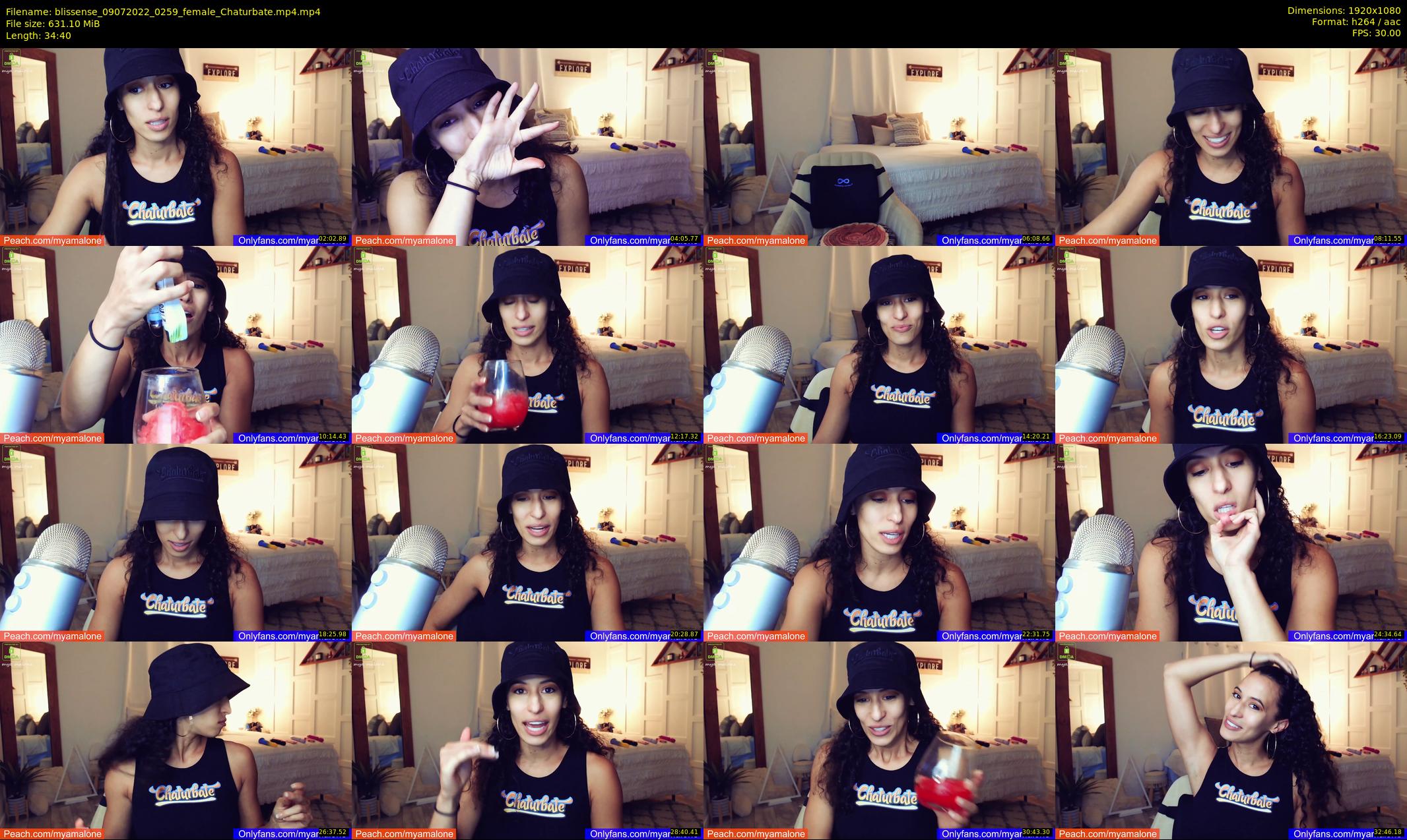 blissense — 35 minute Chaturbate female cam show recording, 1080p, Jul 9, 2022
