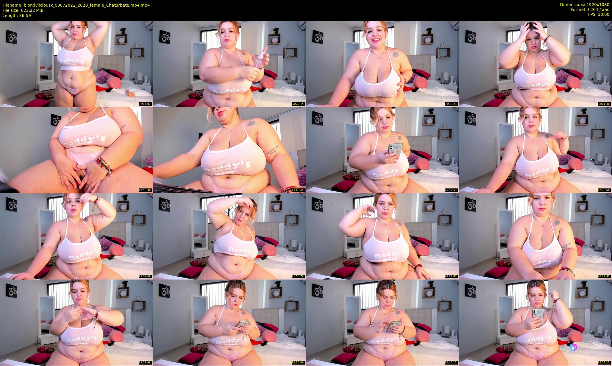 blondyliciousx — 37 minute Chaturbate female cam show recording, 1080p, Jul 8, 2022