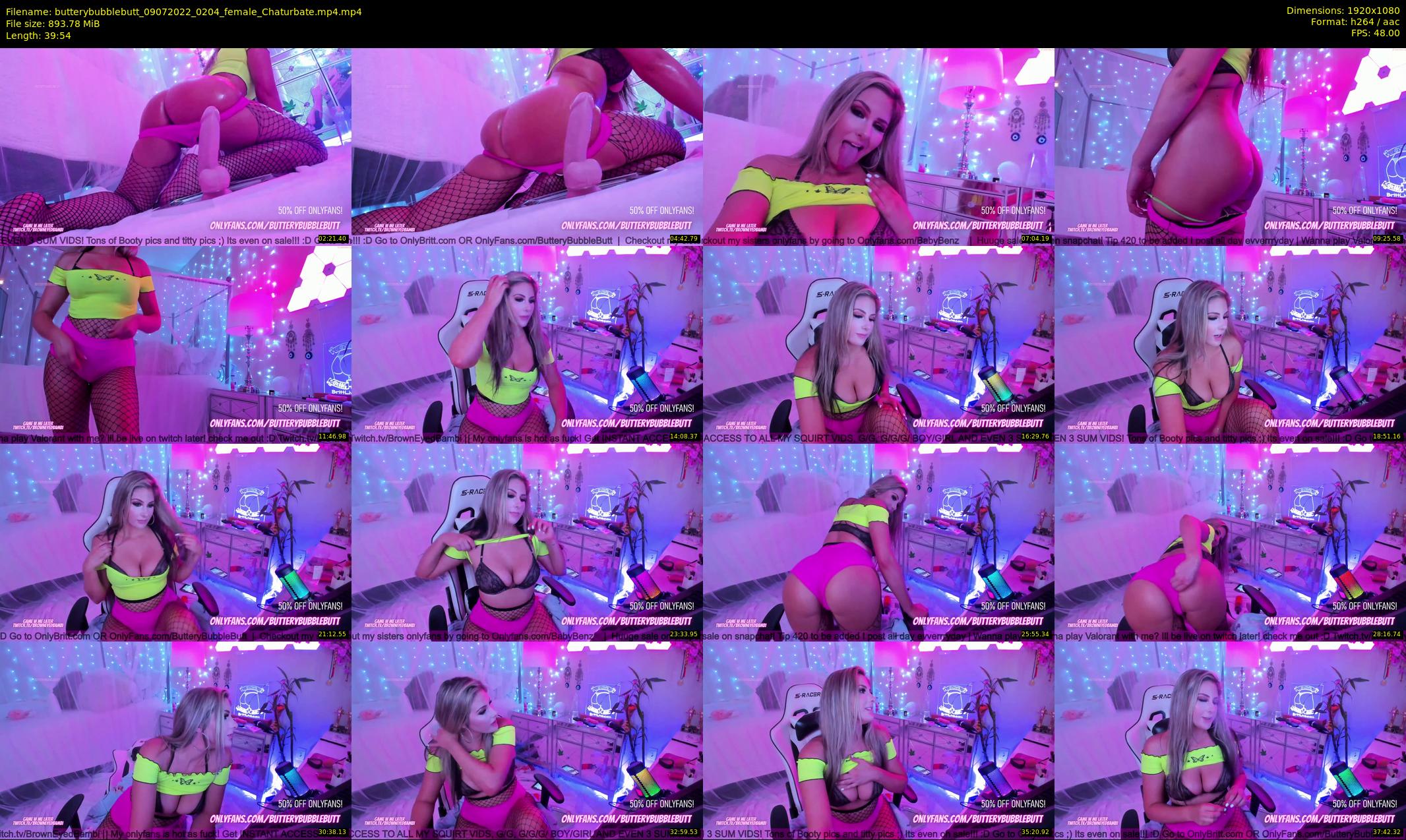 butterybubblebutt — 40 minute Chaturbate couple cam show recording, 1080p, Jul 9, 2022