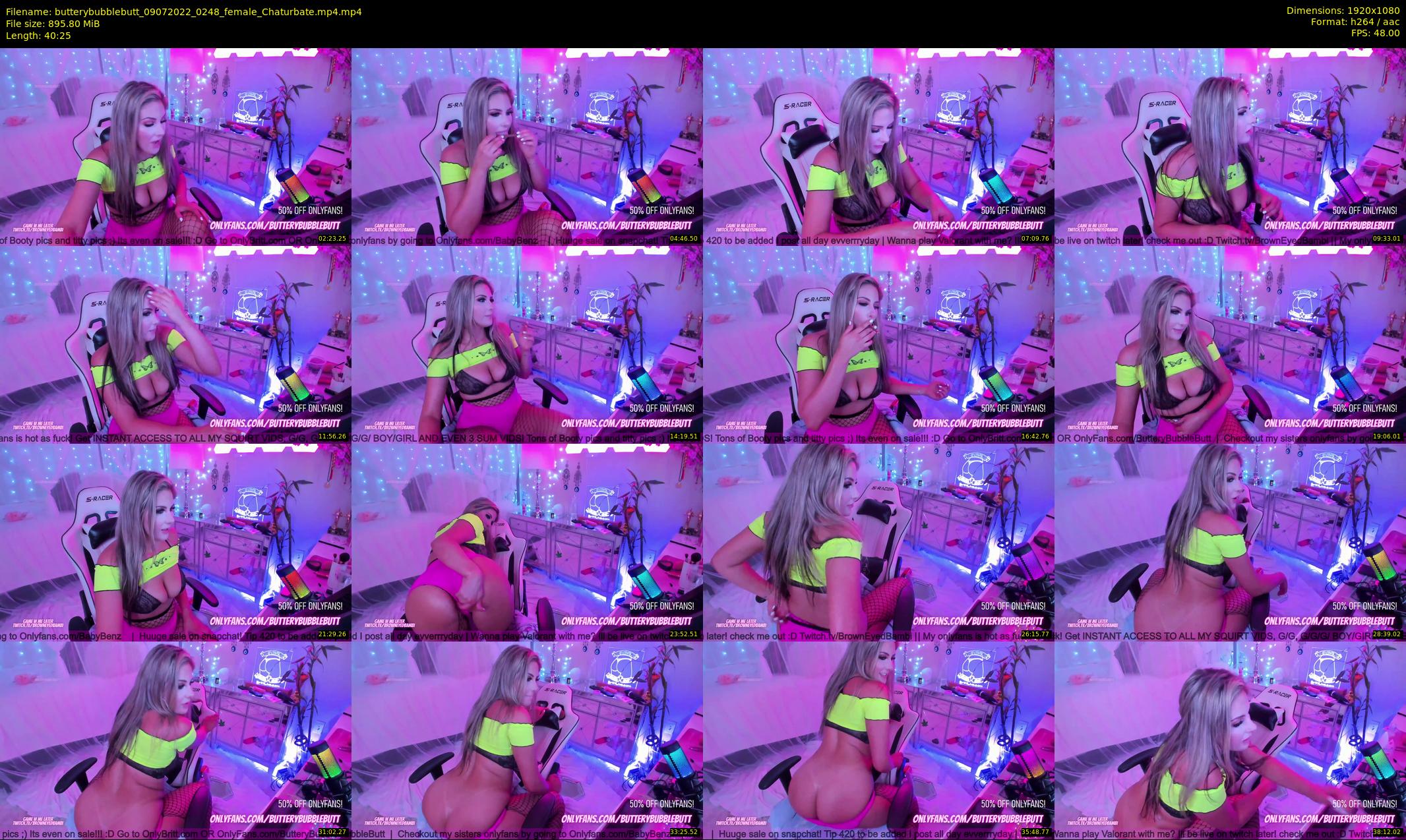 butterybubblebutt — 41 minute Chaturbate couple cam show recording, 1080p, Jul 9, 2022