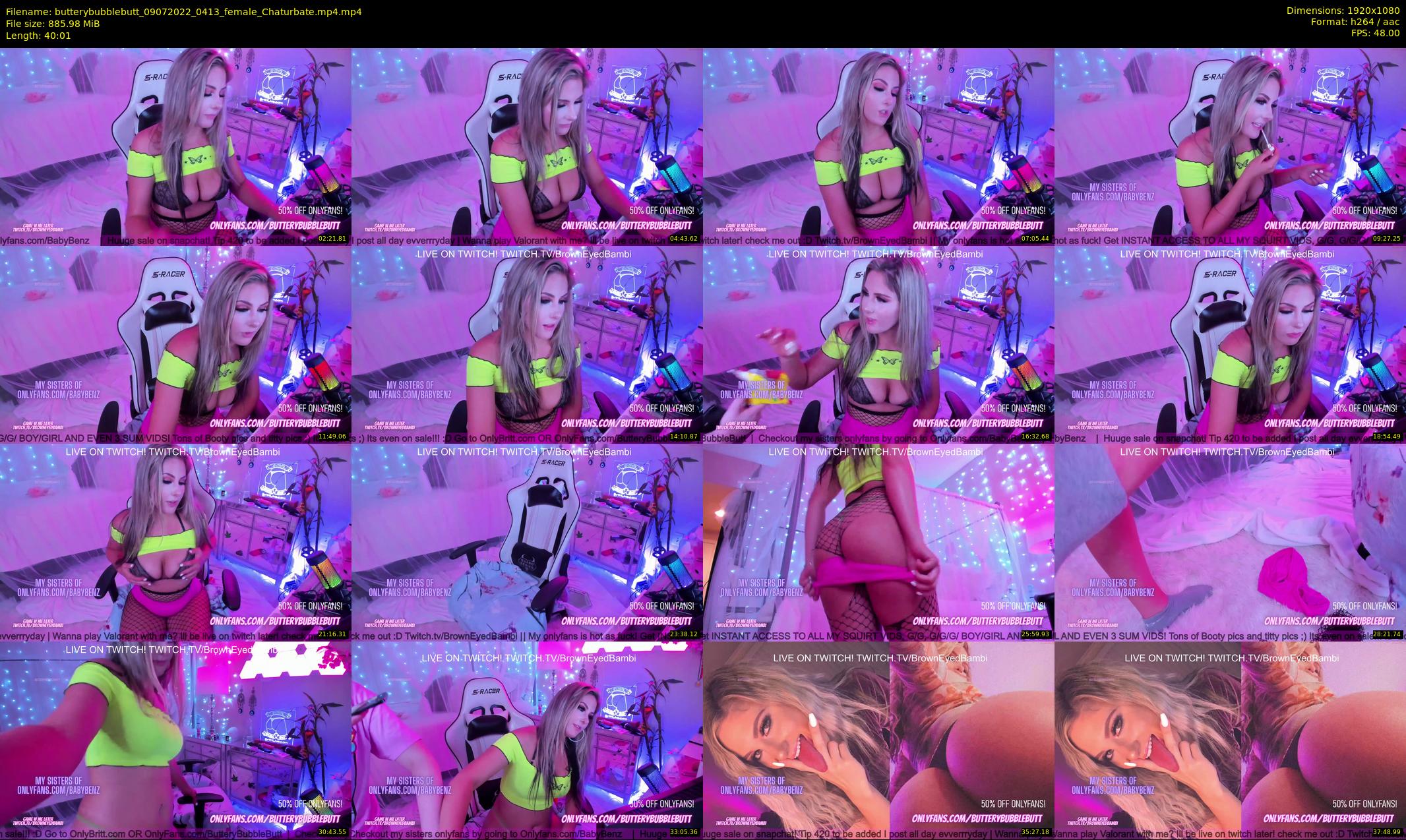 butterybubblebutt — 41 minute Chaturbate couple cam show recording, 1080p, Jul 9, 2022