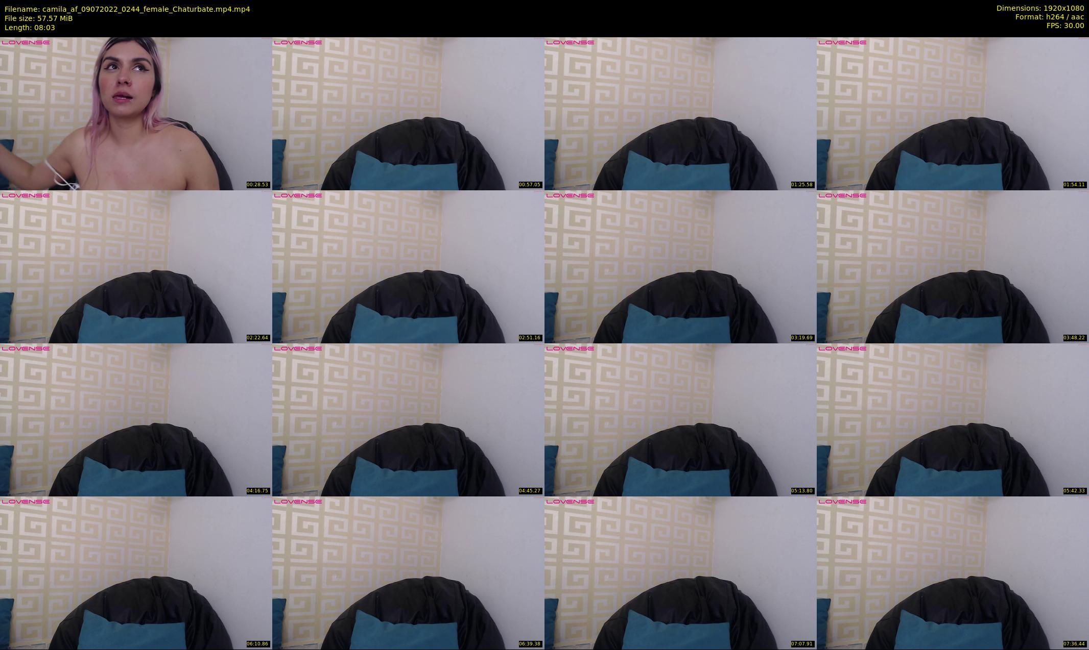 camila_af — 9 minute Chaturbate female cam show recording, 1080p, Jul 9, 2022