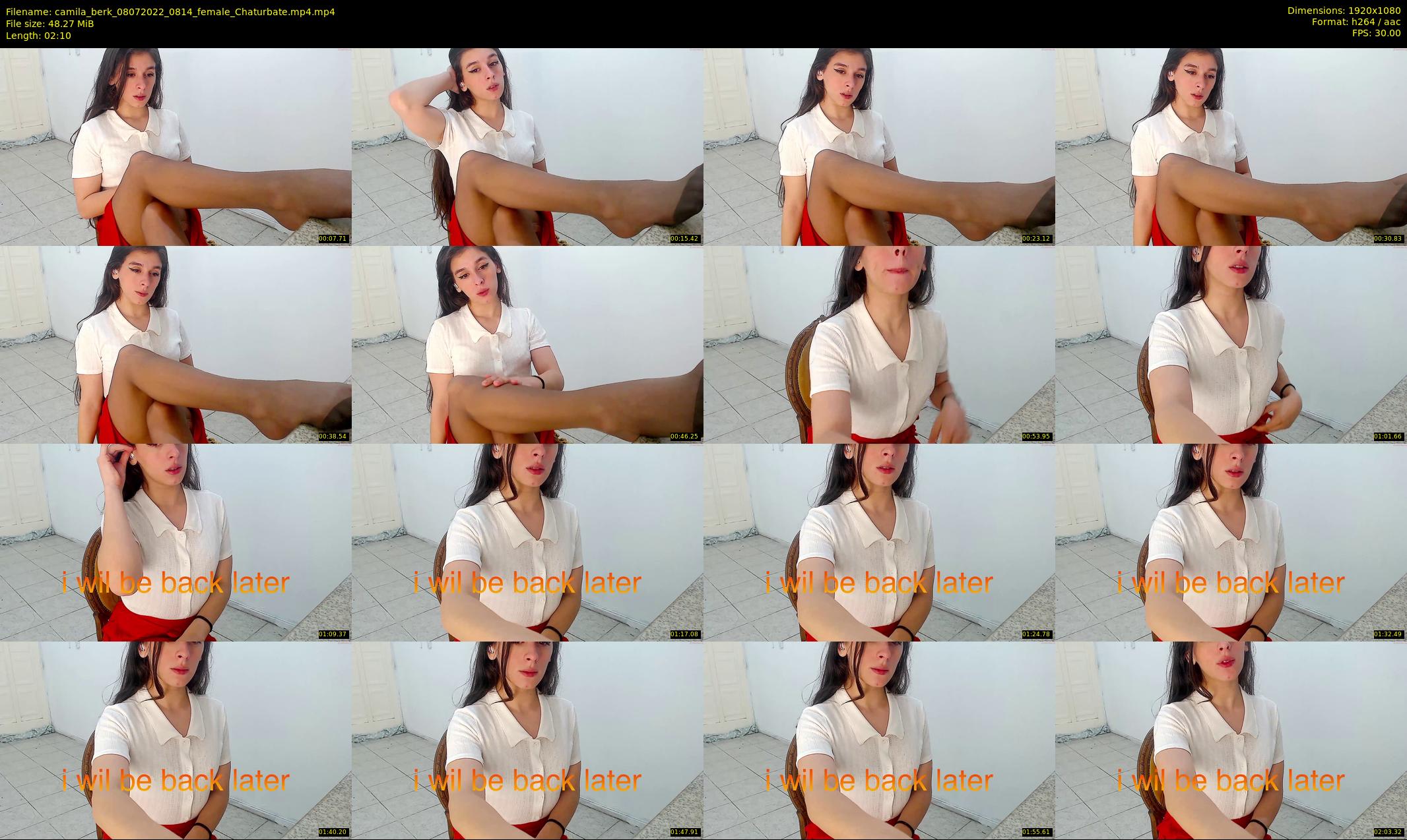 camila_berk — 3 minute Chaturbate female cam show recording, 1080p, Jul 8, 2022