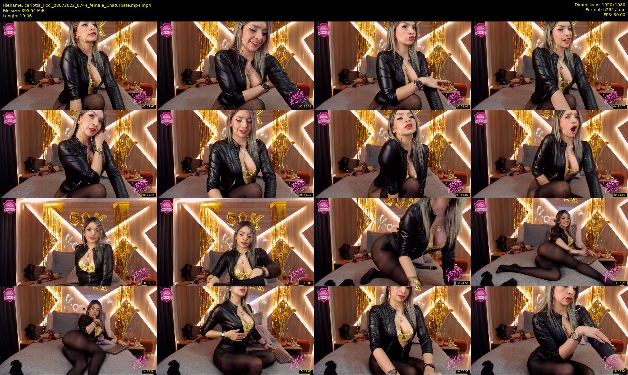 carlotta_ricci — 20 minute Chaturbate female cam show recording, 1080p, Jul 8, 2022