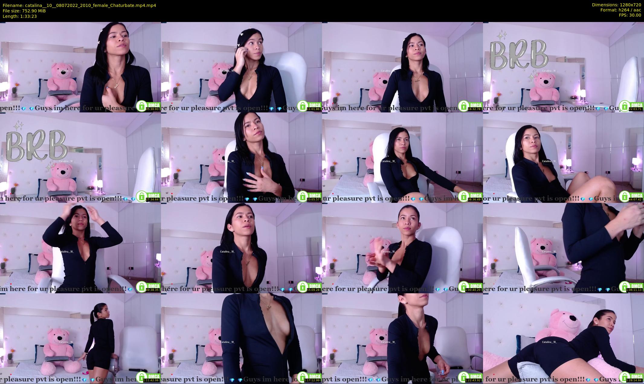 catalina__10_ — 94 minute Chaturbate female cam show recording, 720p, Jul 8, 2022