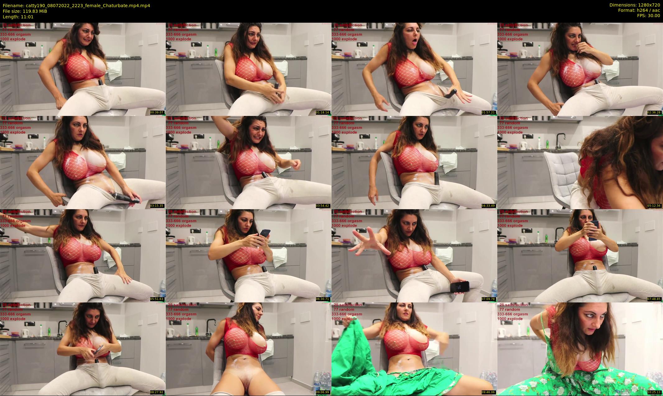 catty190 — 12 minute Chaturbate female cam show recording, 720p, Jul 8, 2022