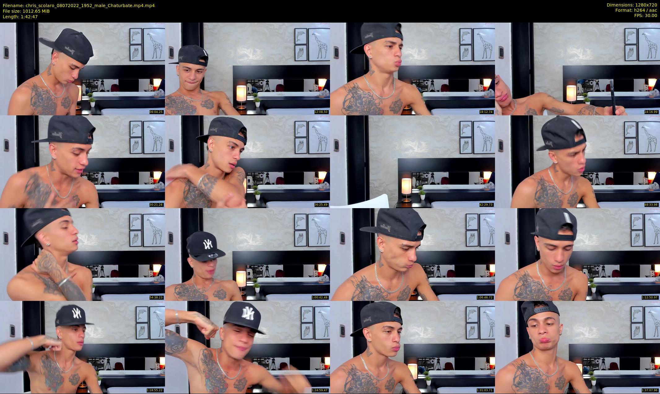 chris_scolaro — 103 minute Chaturbate male cam show recording, 720p, Jul 8, 2022