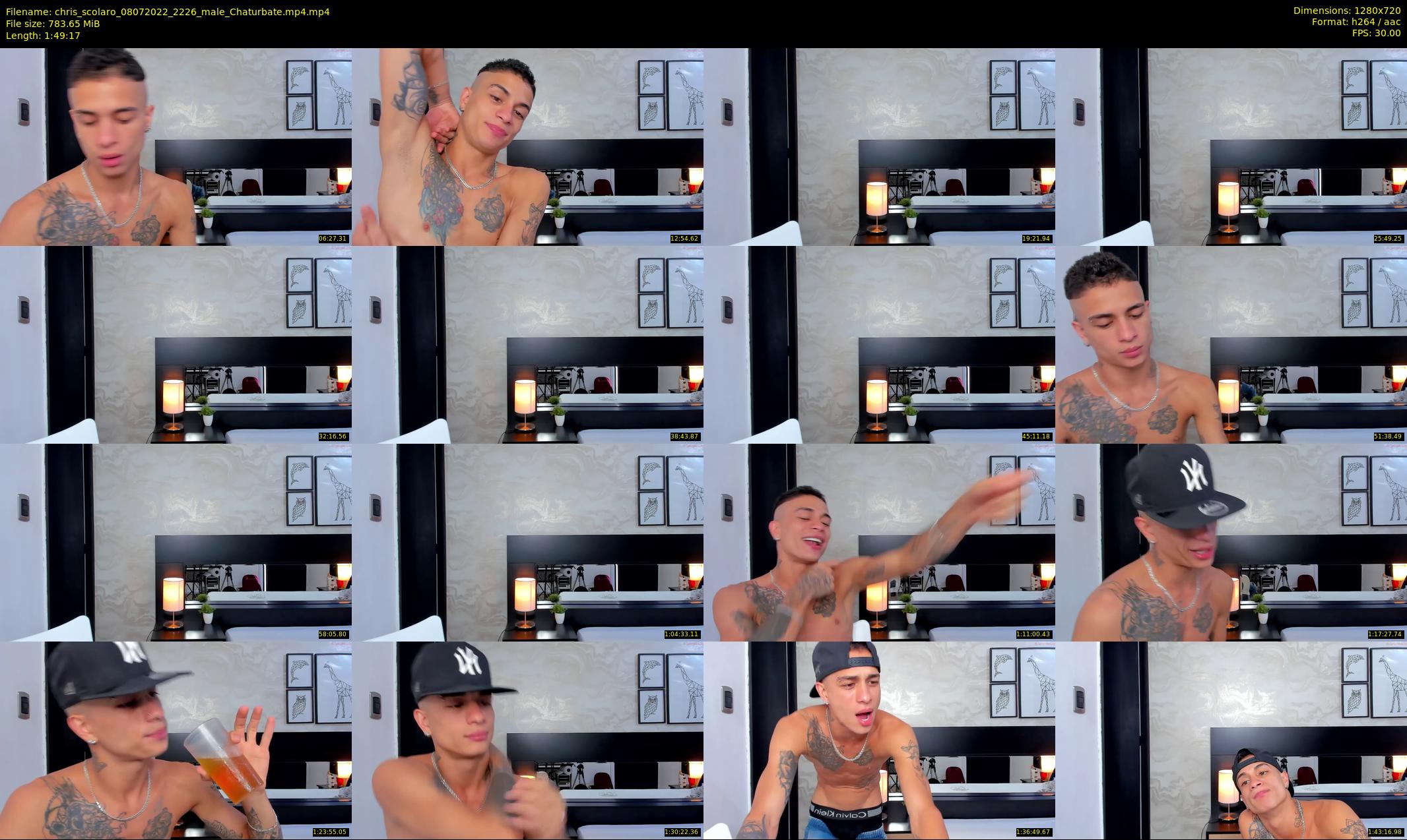 chris_scolaro — 110 minute Chaturbate male cam show recording, 720p, Jul 8, 2022