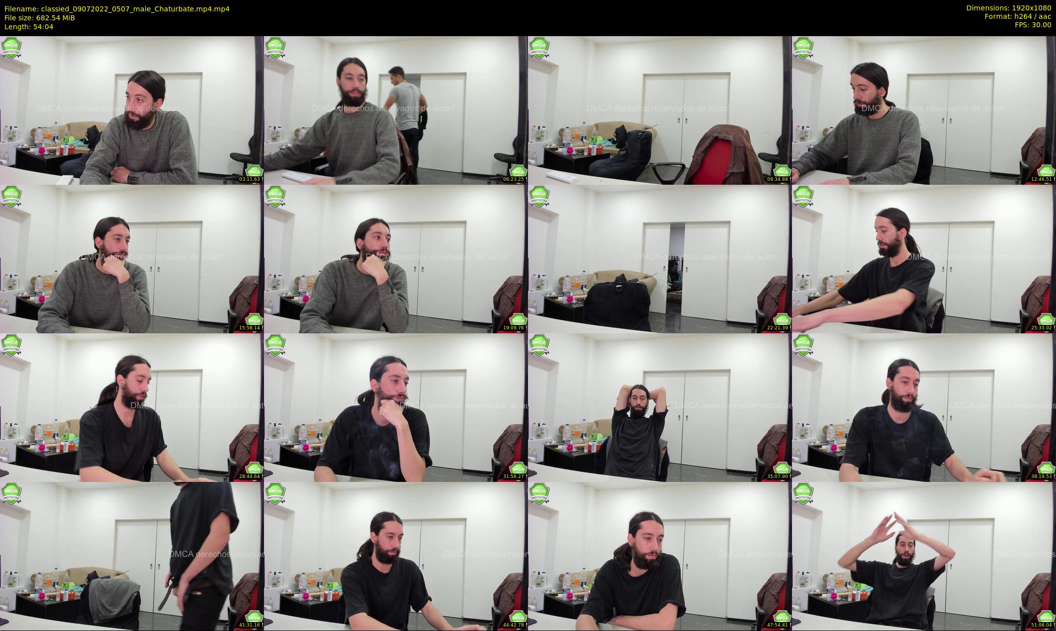 classied — 55 minute Chaturbate male cam show recording, 1080p, Jul 9, 2022