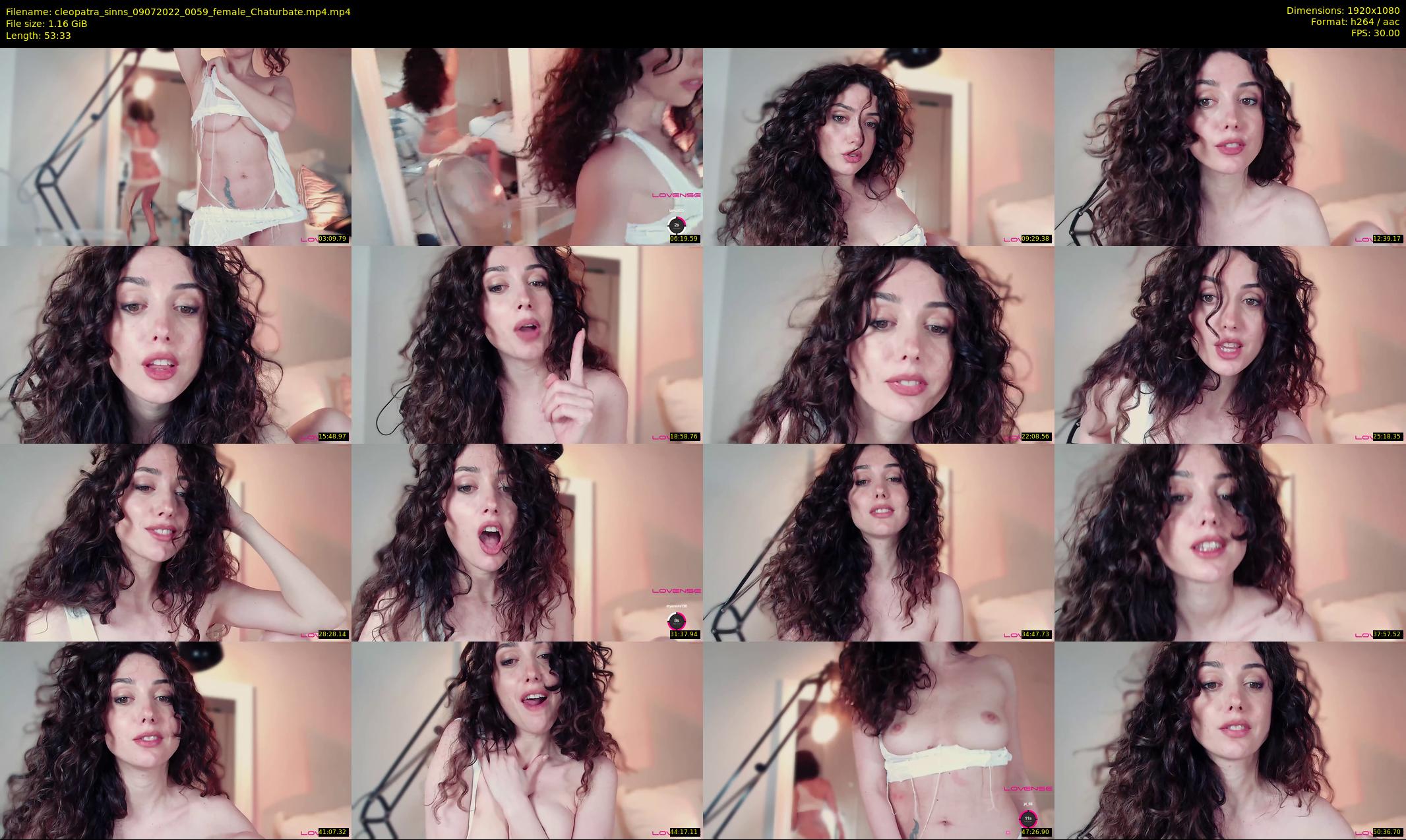 cleopatra_sinns — 54 minute Chaturbate female cam show recording, 1080p, Jul 9, 2022