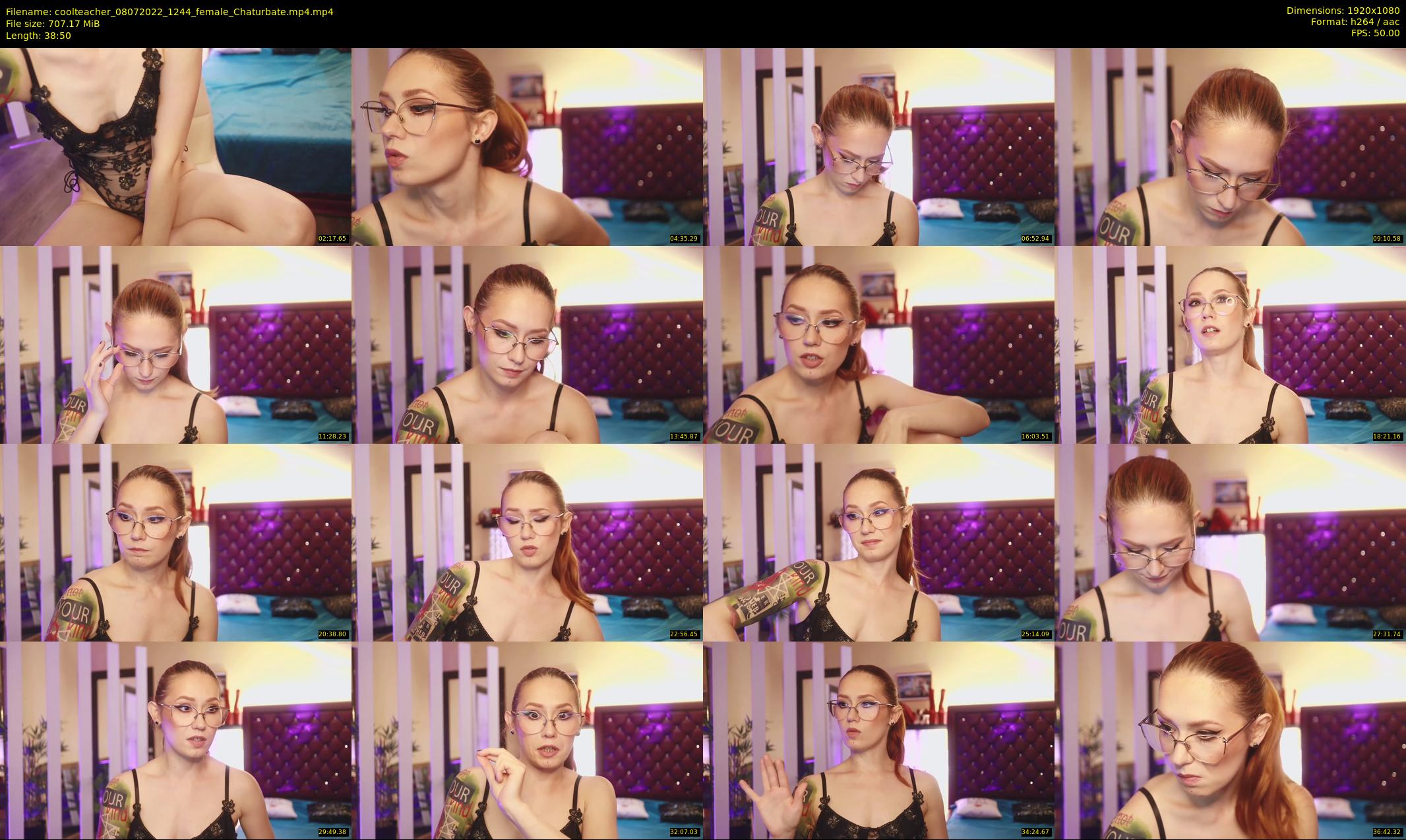coolteacher — 39 minute Chaturbate female cam show recording, 1080p, Jul 8, 2022