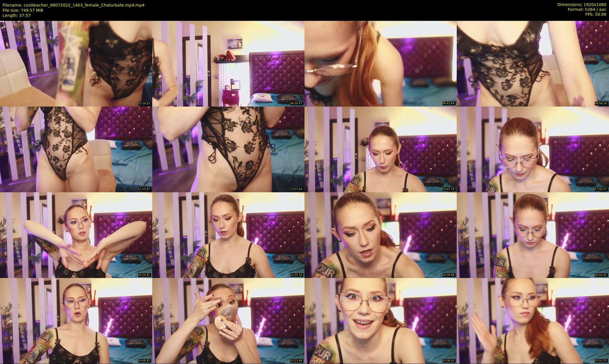 coolteacher — 38 minute Chaturbate female cam show recording, 1080p, Jul 8, 2022
