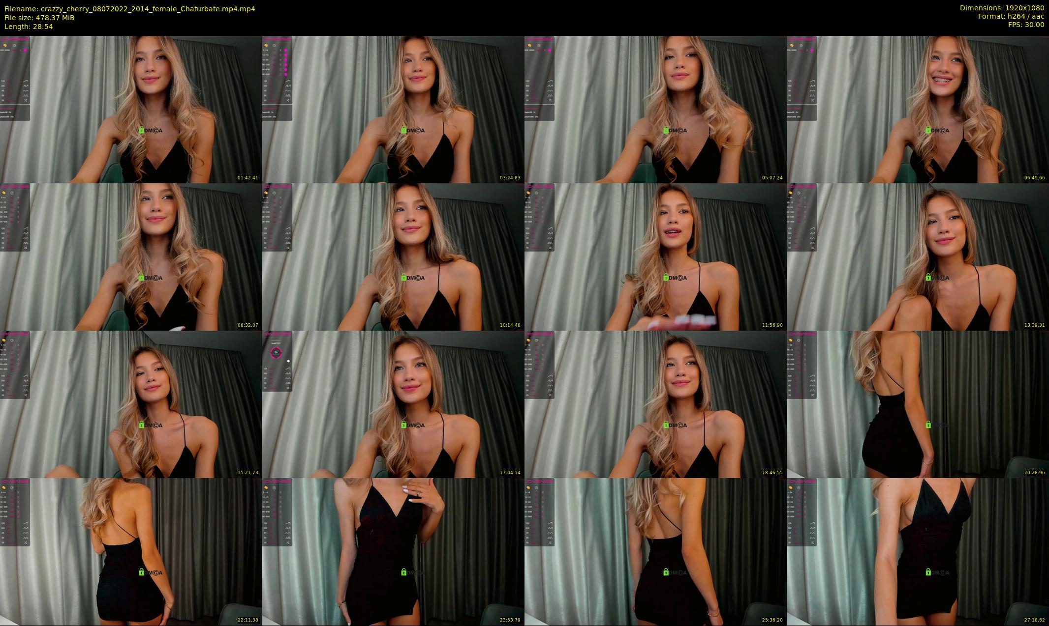 crazzy_cherry — 29 minute Chaturbate female cam show recording, 1080p, Jul 8, 2022