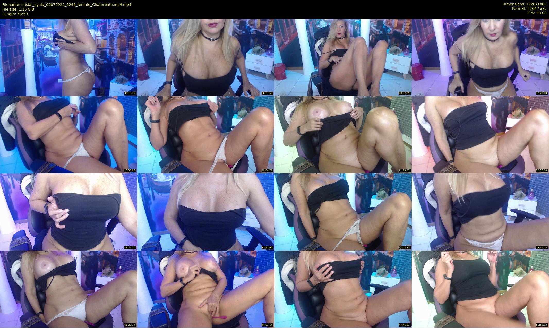 cristal_ayala — 54 minute Chaturbate female cam show recording, 1080p, Jul 9, 2022