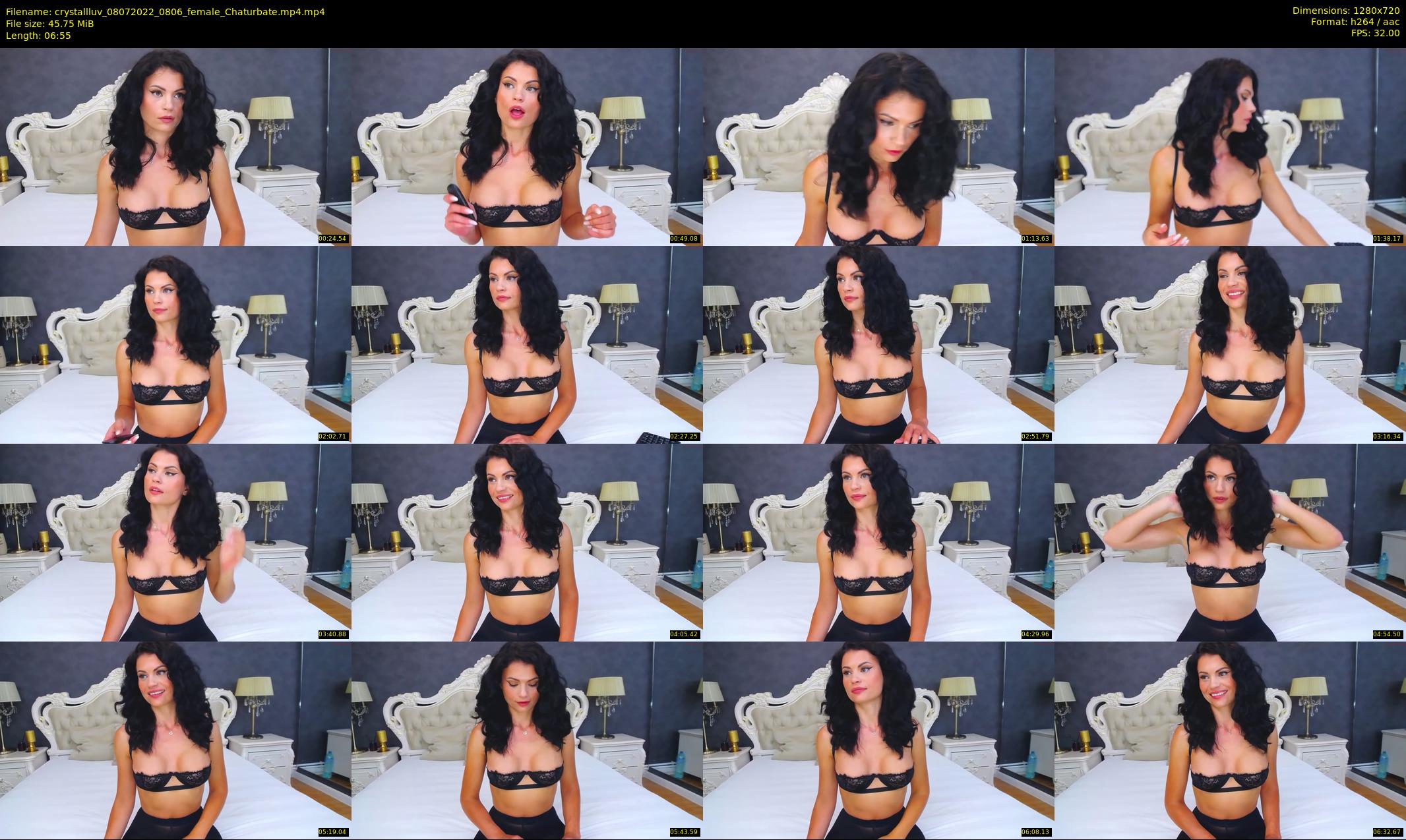 crystallluv — 7 minute Chaturbate female cam show recording, 720p, Jul 8, 2022