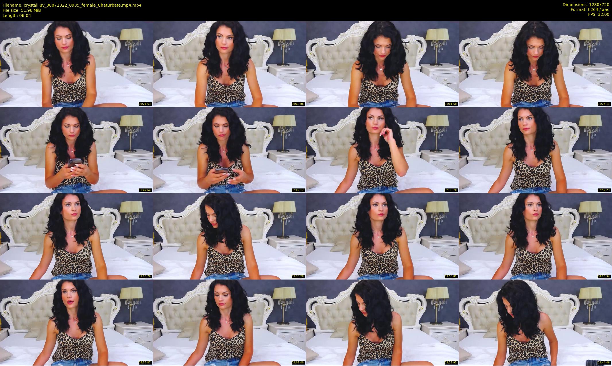 crystallluv — 7 minute Chaturbate female cam show recording, 720p, Jul 8, 2022