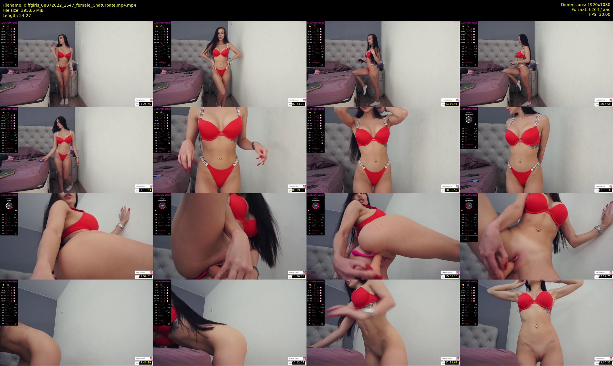 diffgirls — 25 minute Chaturbate female cam show recording, 1080p, Jul 8, 2022