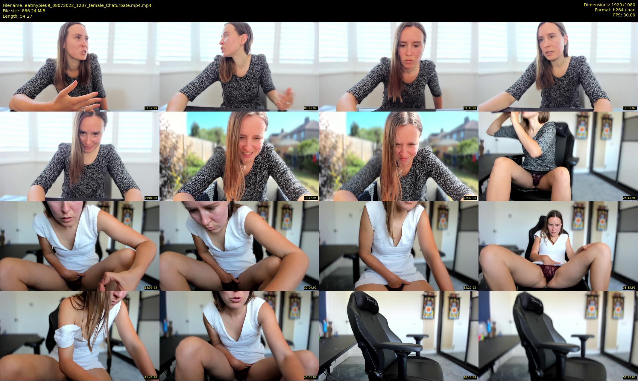 eatmypie69 — 55 minute Chaturbate female cam show recording, 1080p, Jul 8, 2022