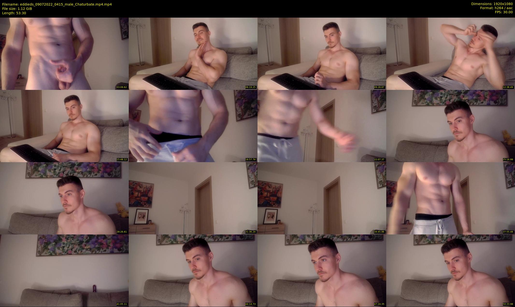 eddieds — 54 minute Chaturbate male cam show recording, 1080p, Jul 9, 2022