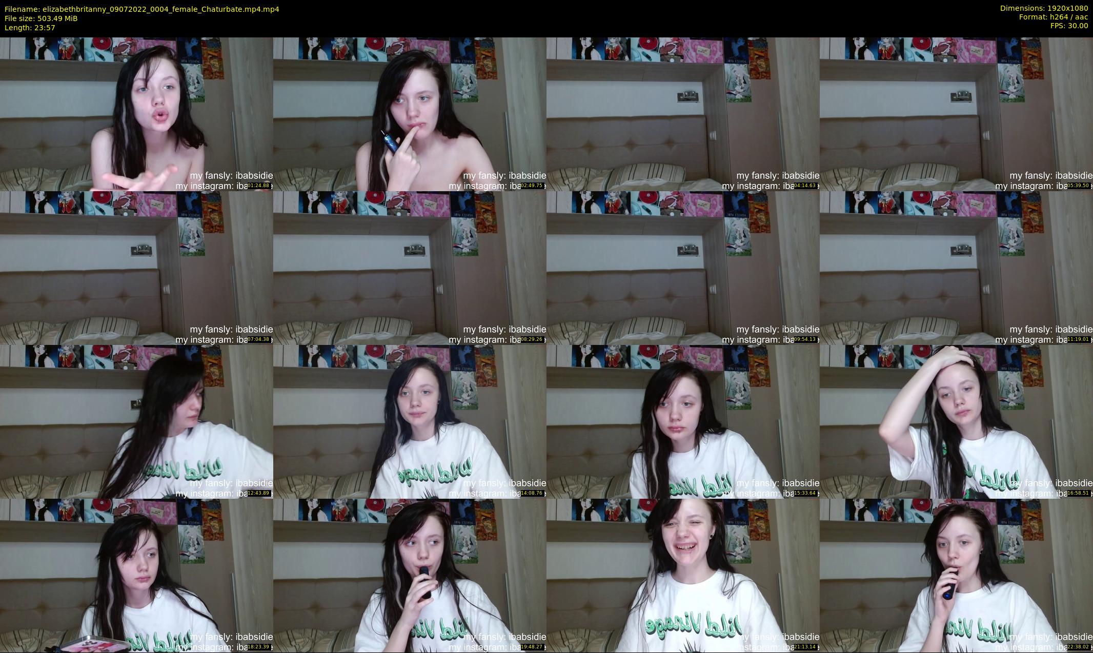 elizabethbritanny — 24 minute Chaturbate female cam show recording, 1080p, Jul 9, 2022