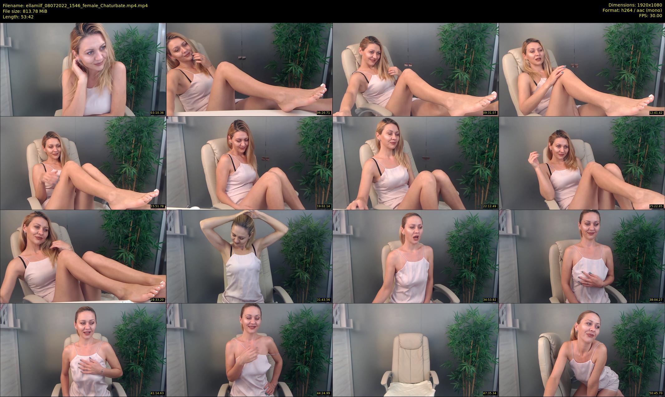 ellamilf — 54 minute Chaturbate female cam show recording, 1080p, Jul 8, 2022