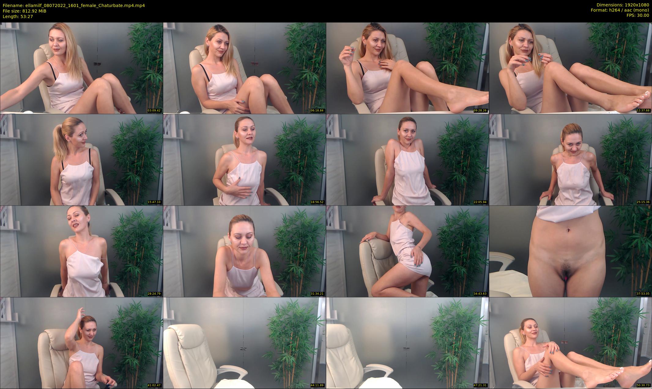 ellamilf — 54 minute Chaturbate female cam show recording, 1080p, Jul 8, 2022