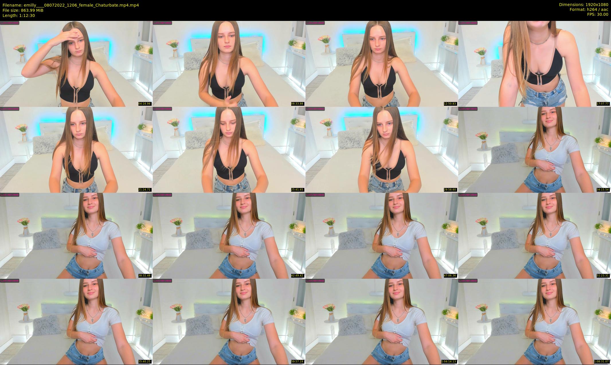 emilly___ — 73 minute Chaturbate female cam show recording, 1080p, Jul 8, 2022