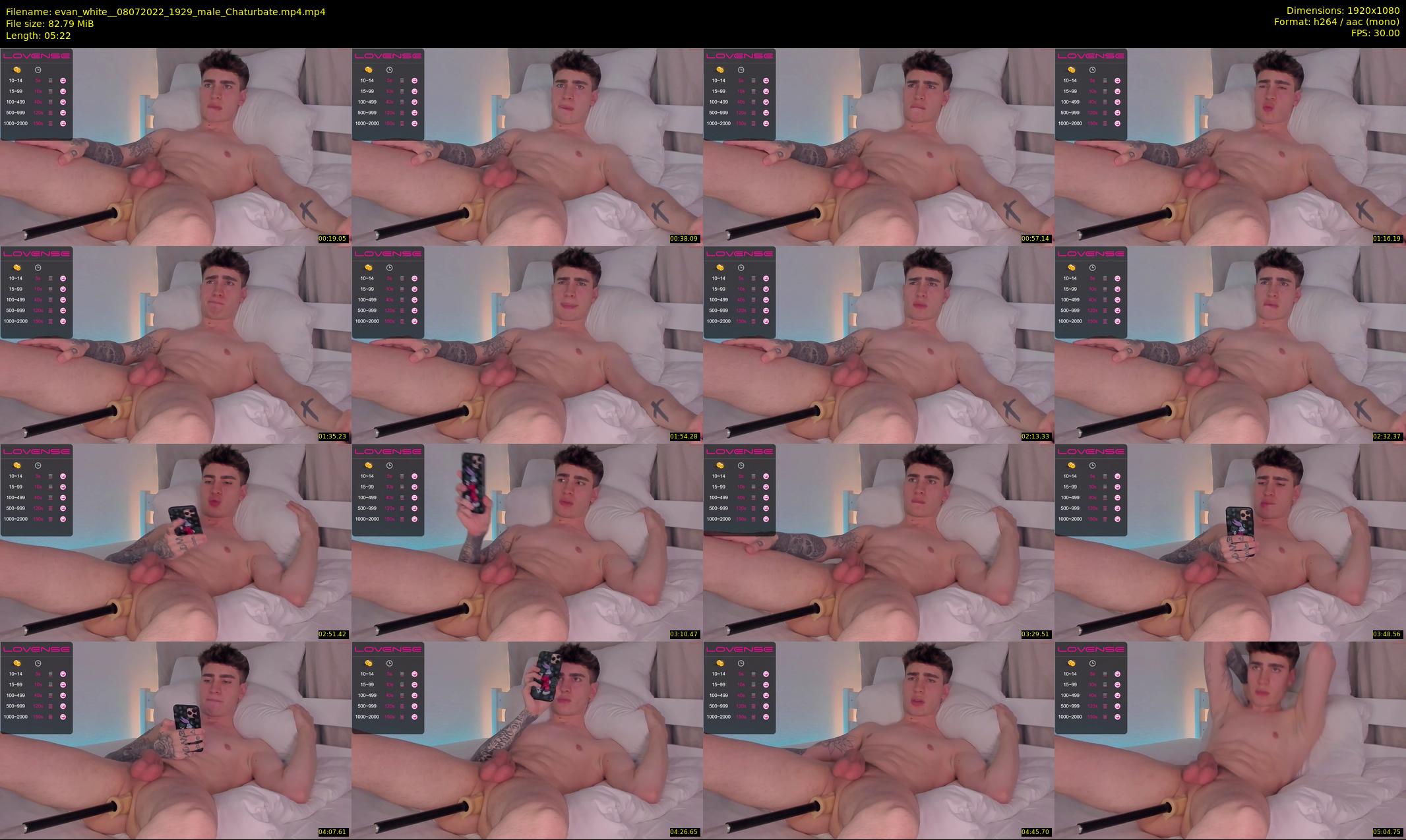 evan_white_ — 6 minute Chaturbate male cam show recording, 1080p, Jul 8, 2022