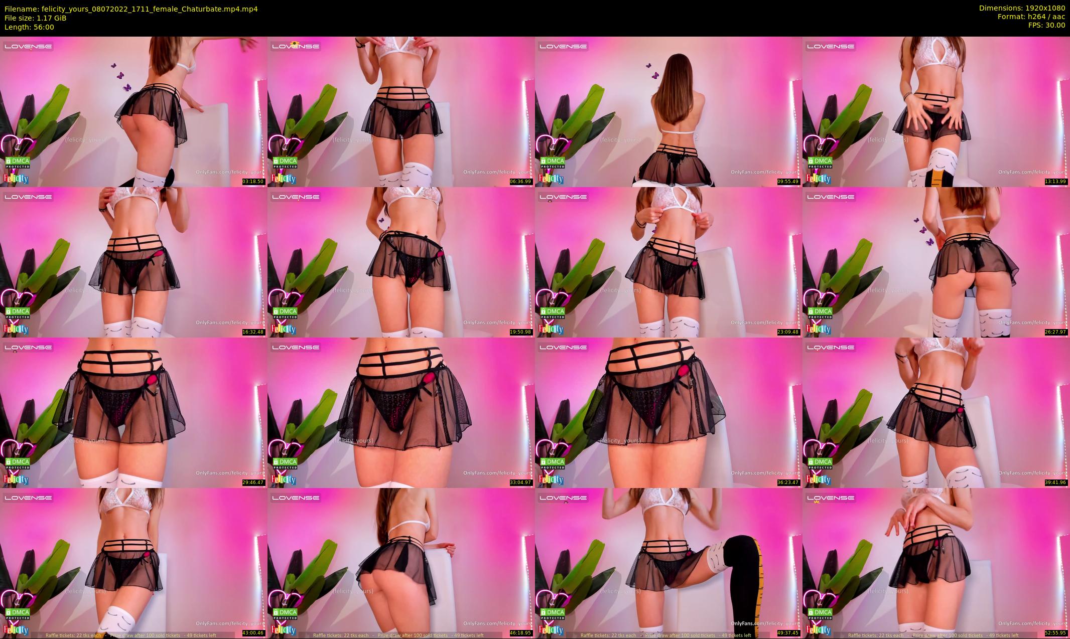 felicity_yours — 56 minute Chaturbate female cam show recording, 1080p, Jul 8, 2022