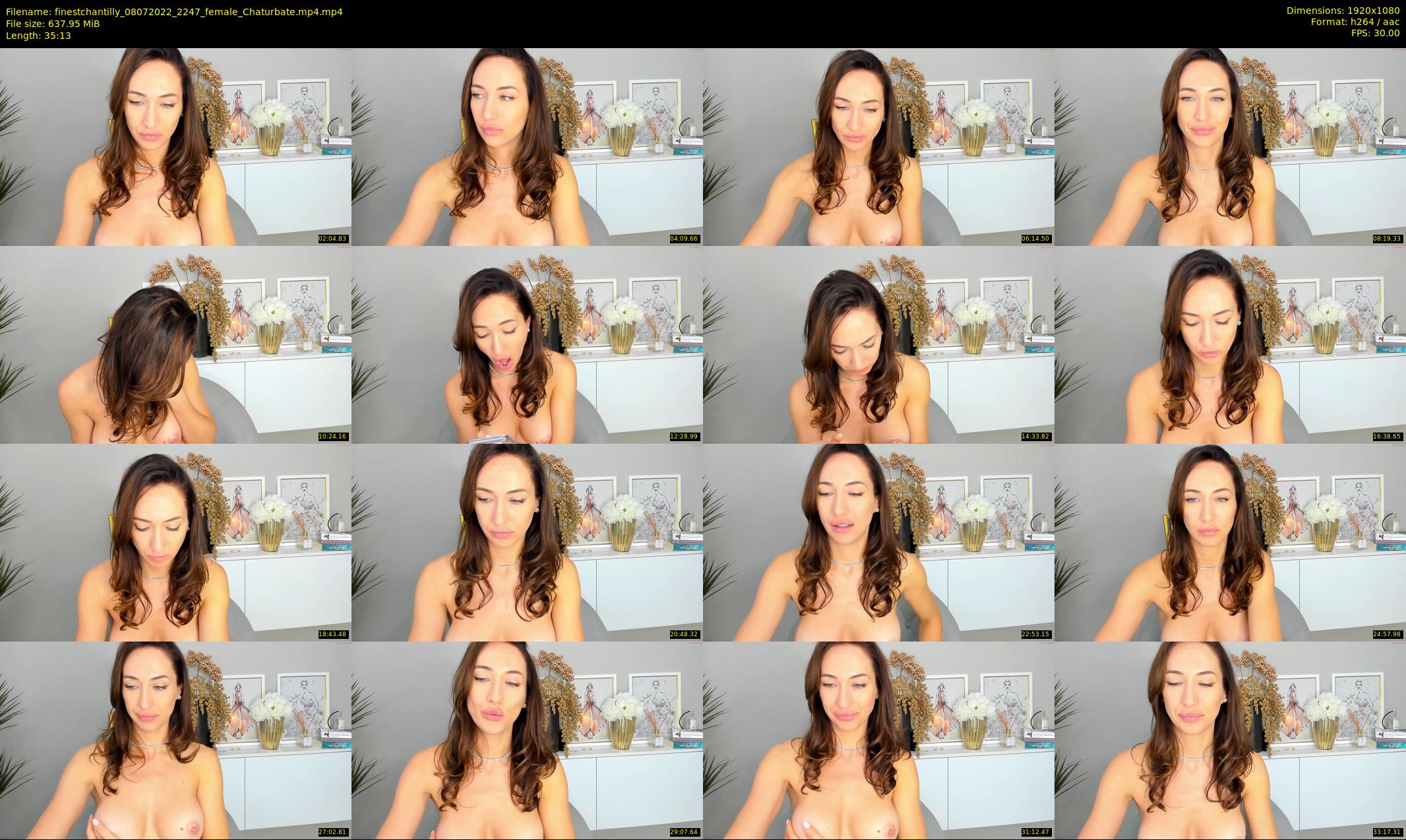finestchantilly — 36 minute Chaturbate female cam show recording, 1080p, Jul 8, 2022