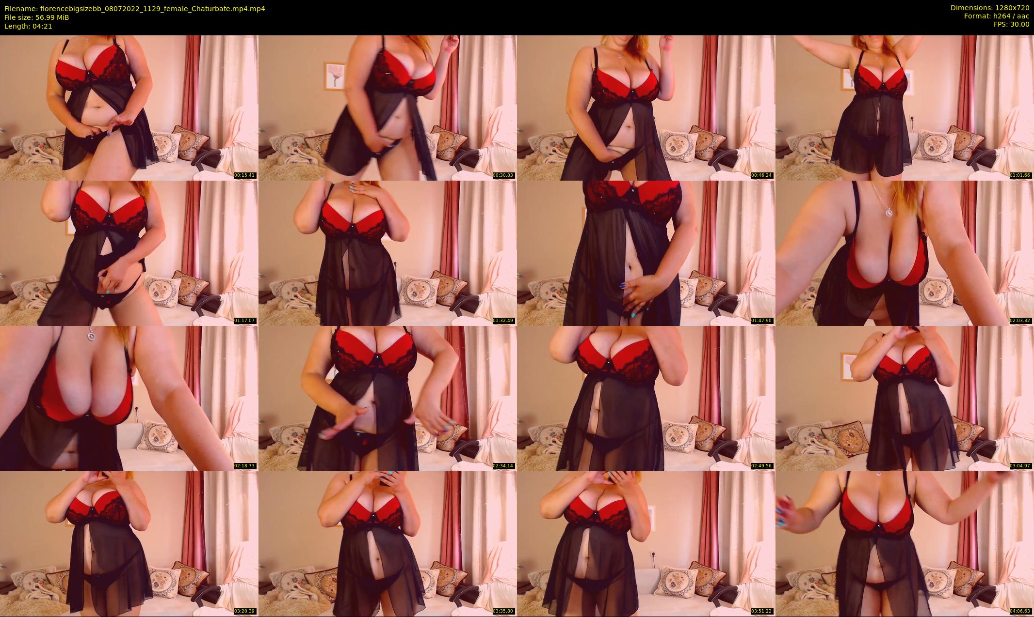 florencebigsizebb — 5 minute Chaturbate female cam show recording, 720p, Jul 8, 2022