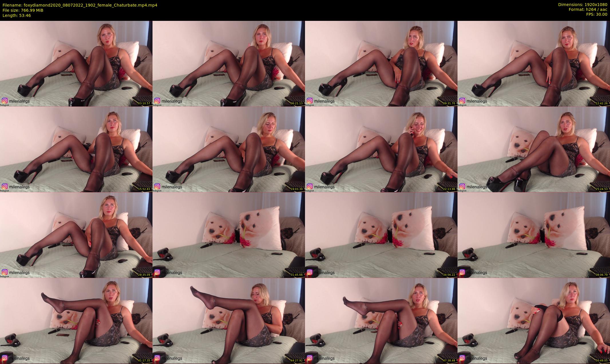 foxydiamond2020 — 54 minute Chaturbate female cam show recording, 1080p, Jul 8, 2022
