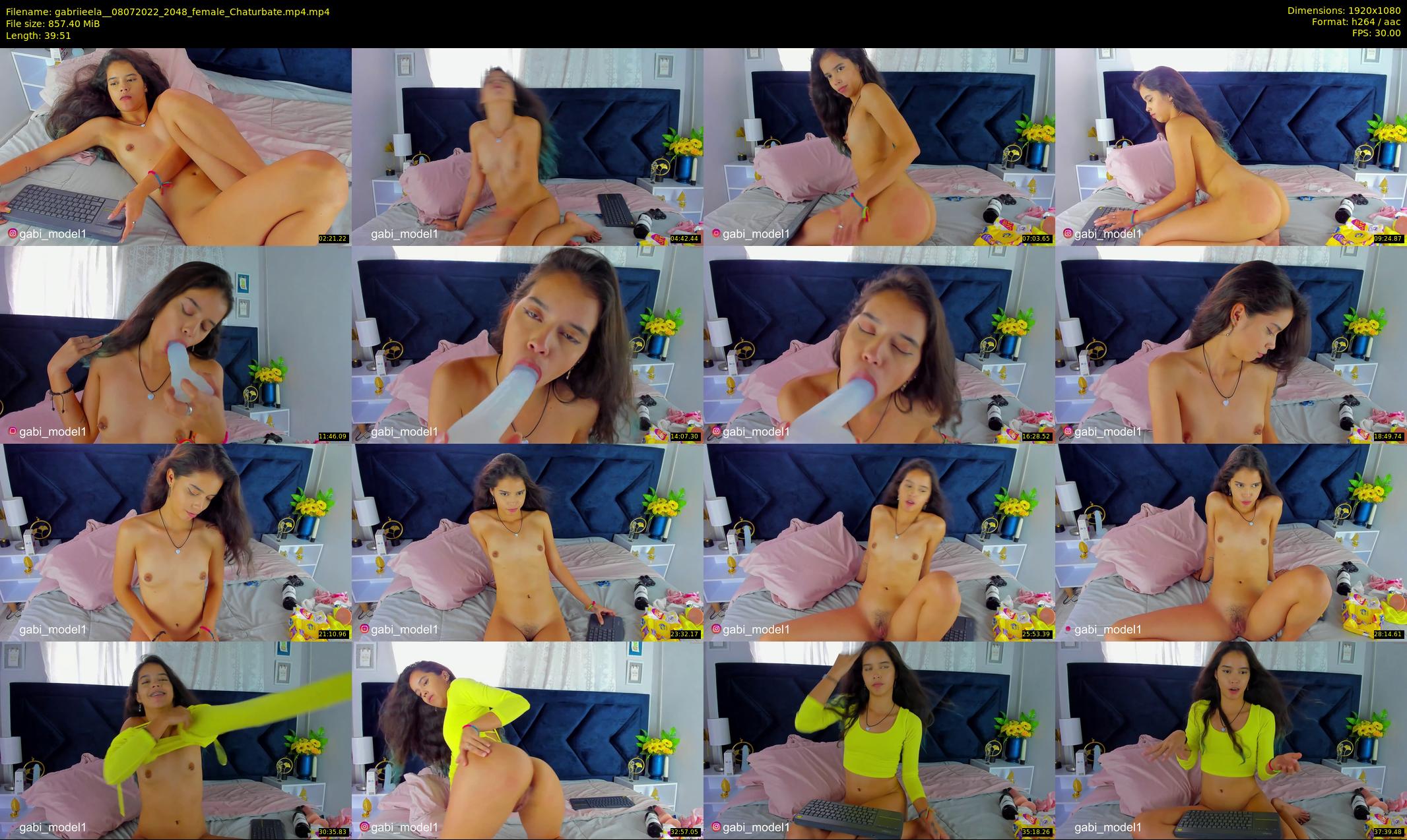 gabriieela_ — 40 minute Chaturbate female cam show recording, 1080p, Jul 8, 2022