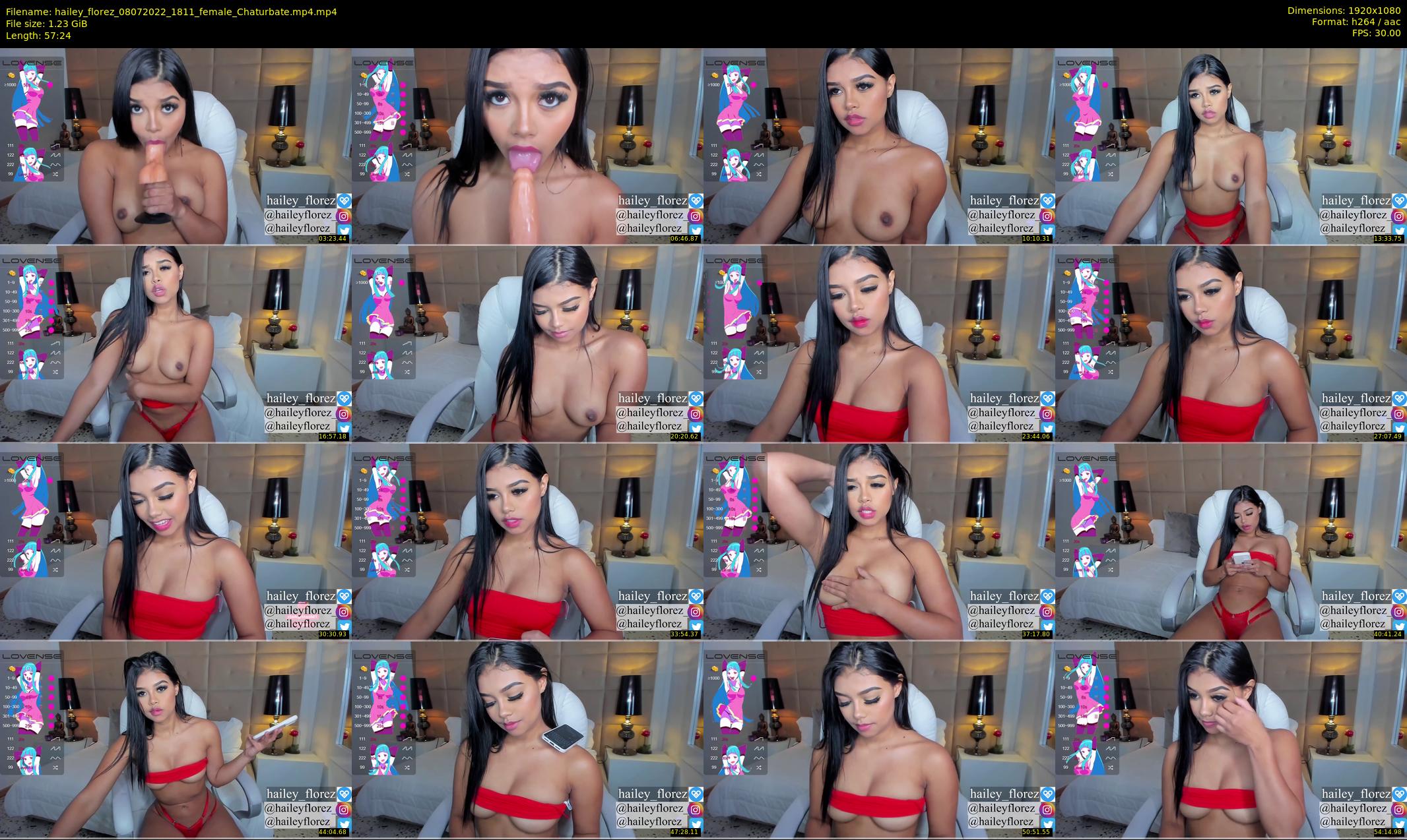 hailey_florez — 58 minute Chaturbate female cam show recording, 1080p, Jul 8, 2022