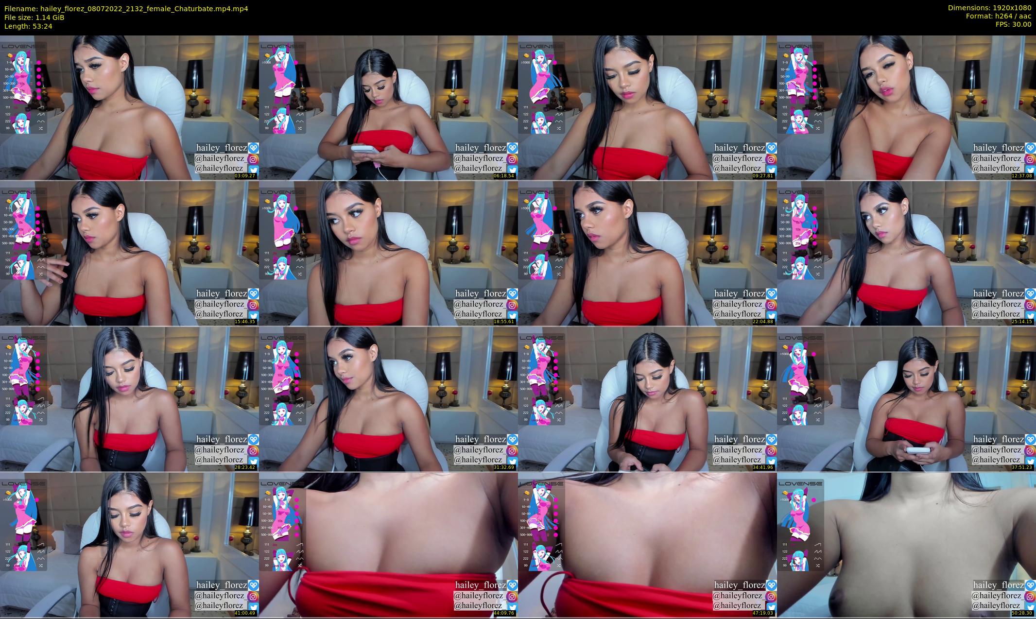 hailey_florez — 54 minute Chaturbate female cam show recording, 1080p, Jul 8, 2022