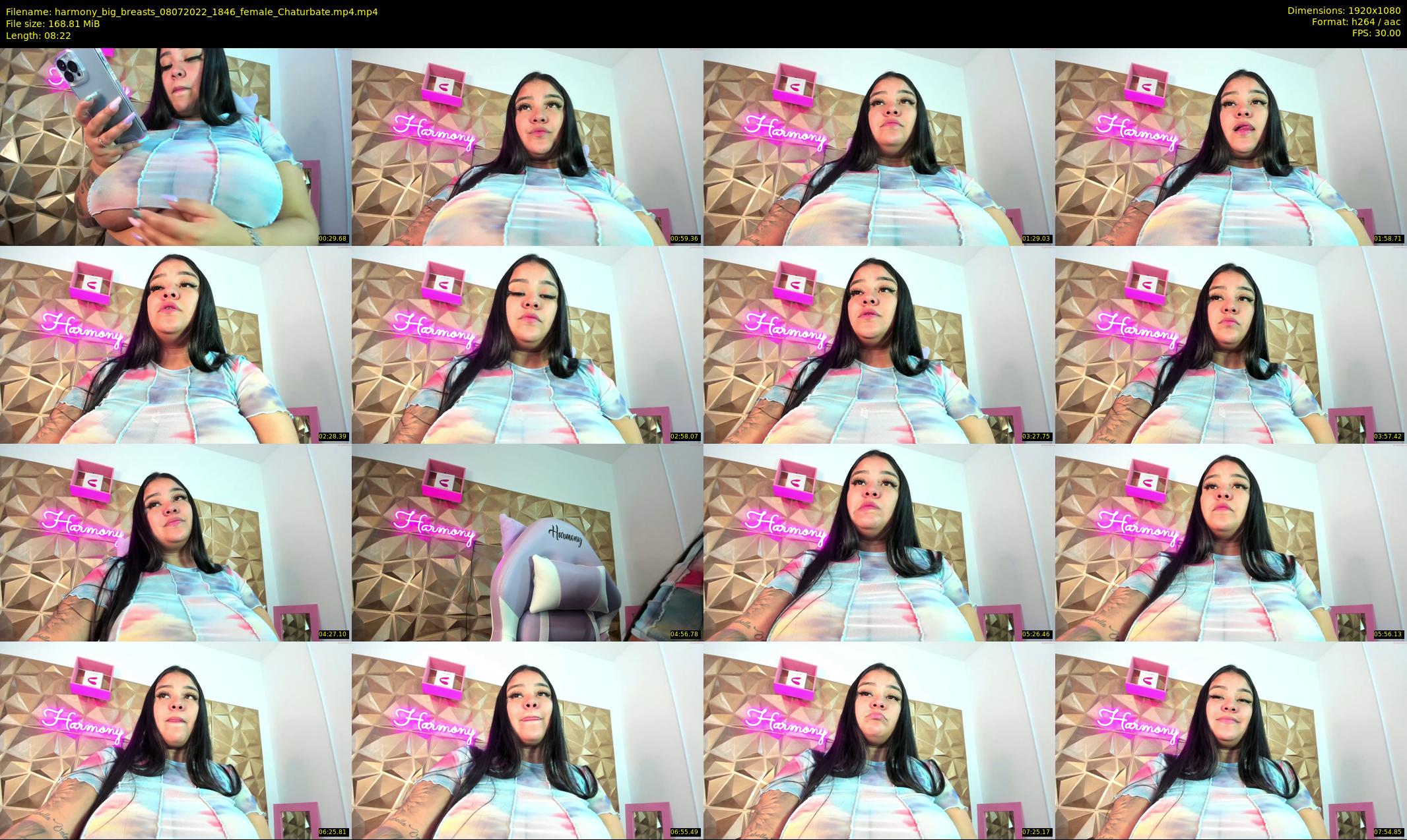 harmony_big_breasts — 9 minute Chaturbate female cam show recording, 1080p, Jul 8, 2022
