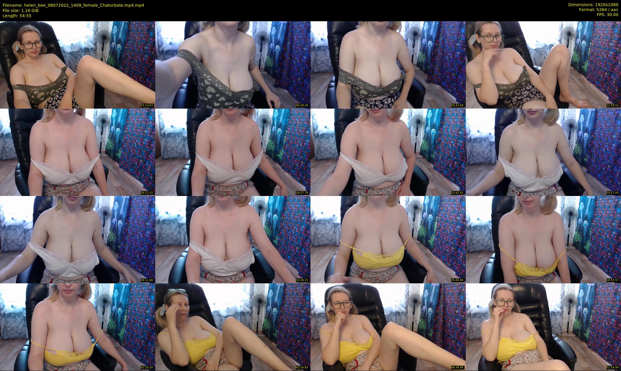 helen_bee — 55 minute Chaturbate female cam show recording, 1080p, Jul 8, 2022