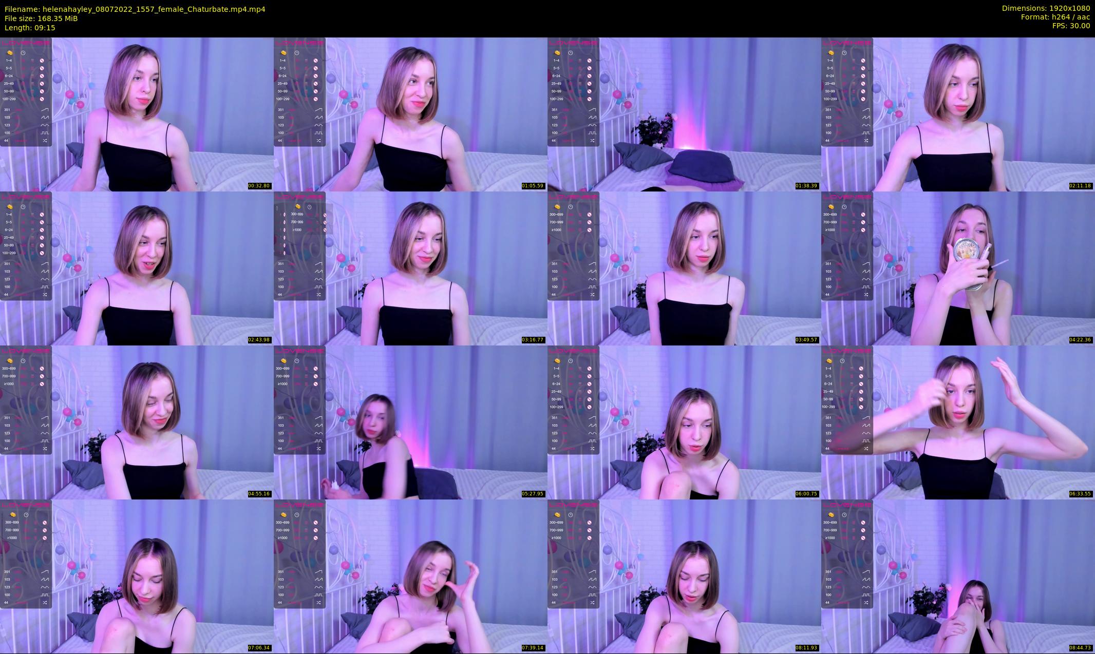 helenahayley — 10 minute Chaturbate female cam show recording, 1080p, Jul 8, 2022