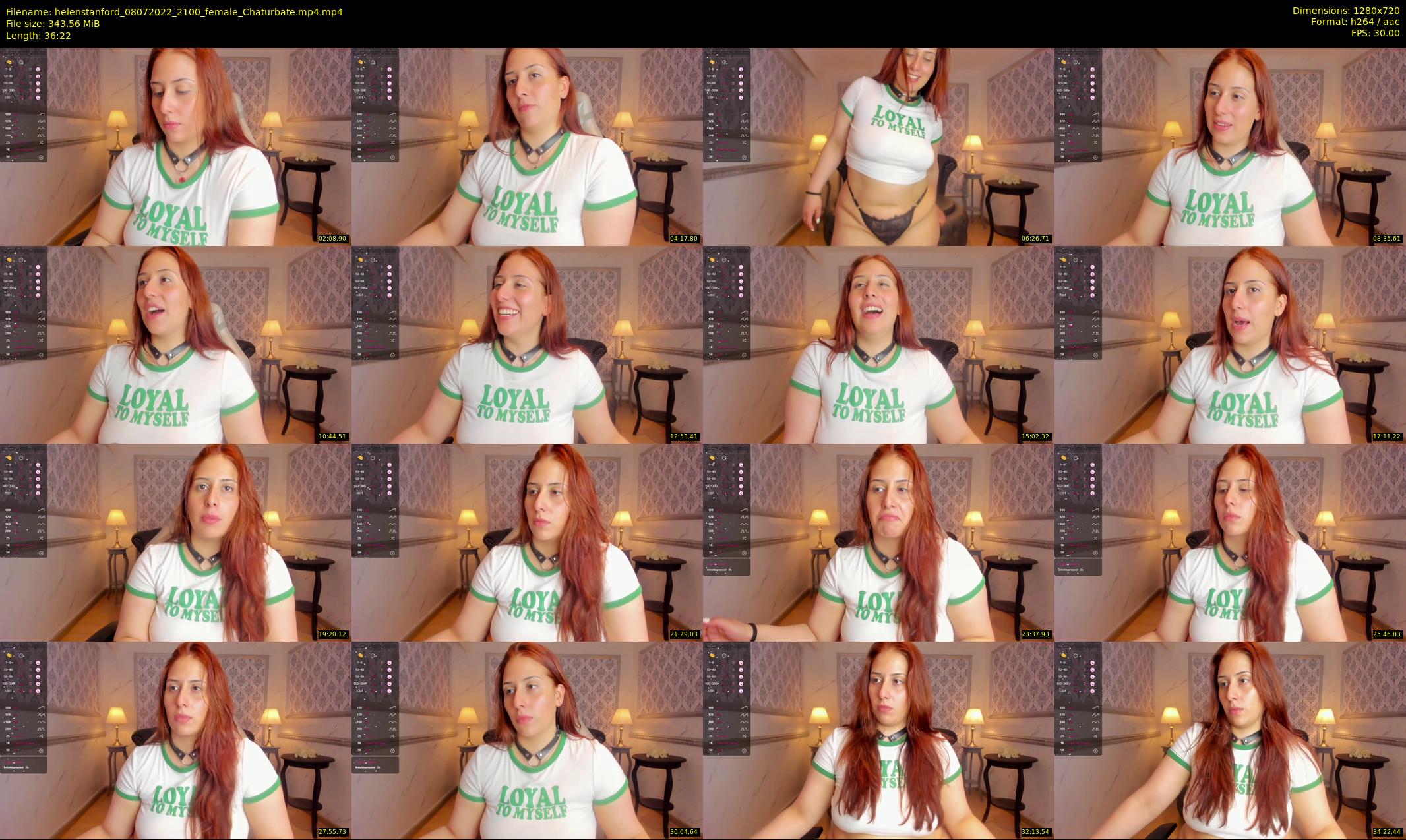 helenstanford — 37 minute Chaturbate female cam show recording, 720p, Jul 8, 2022