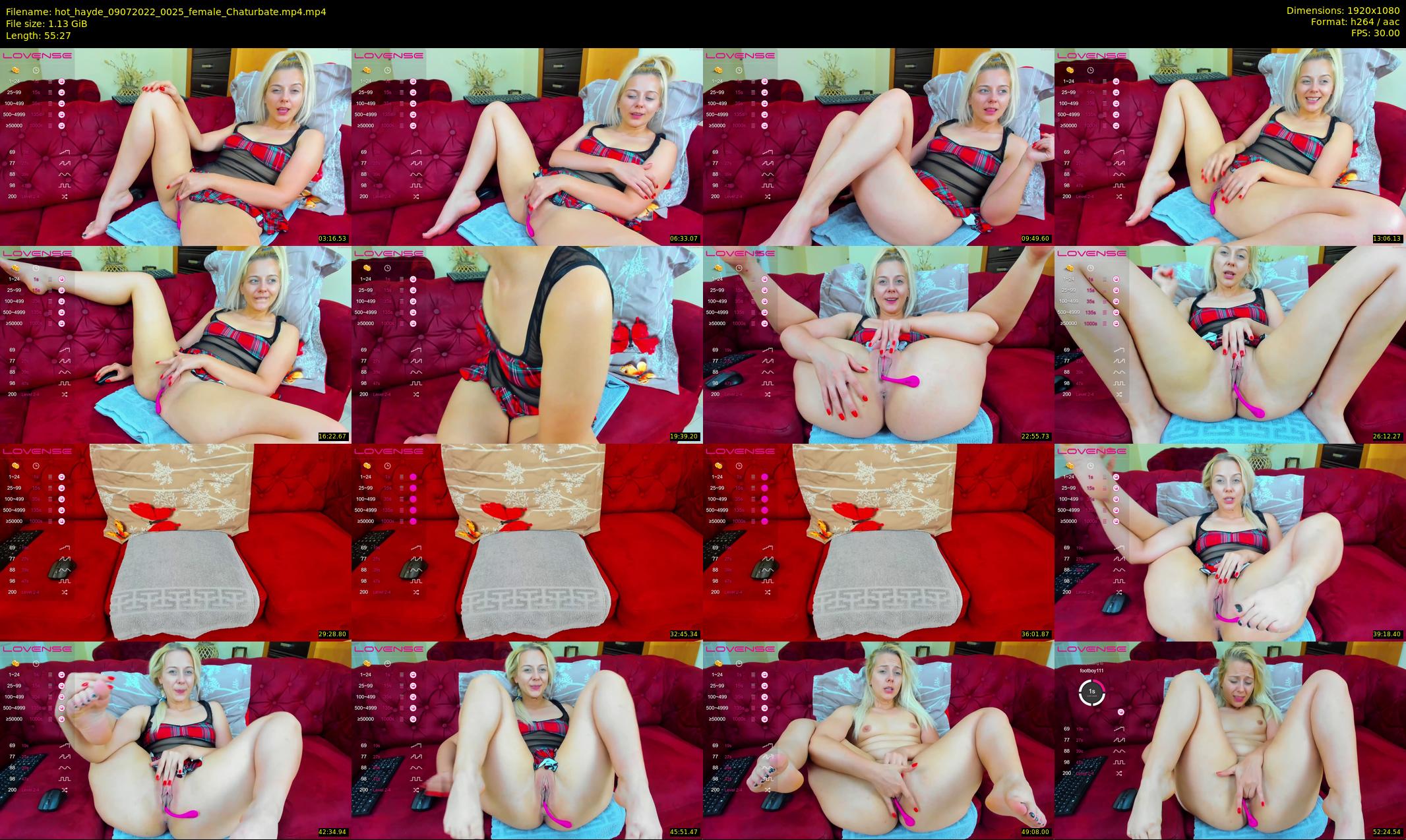 hot_hayde — 56 minute Chaturbate female cam show recording, 1080p, Jul 9, 2022