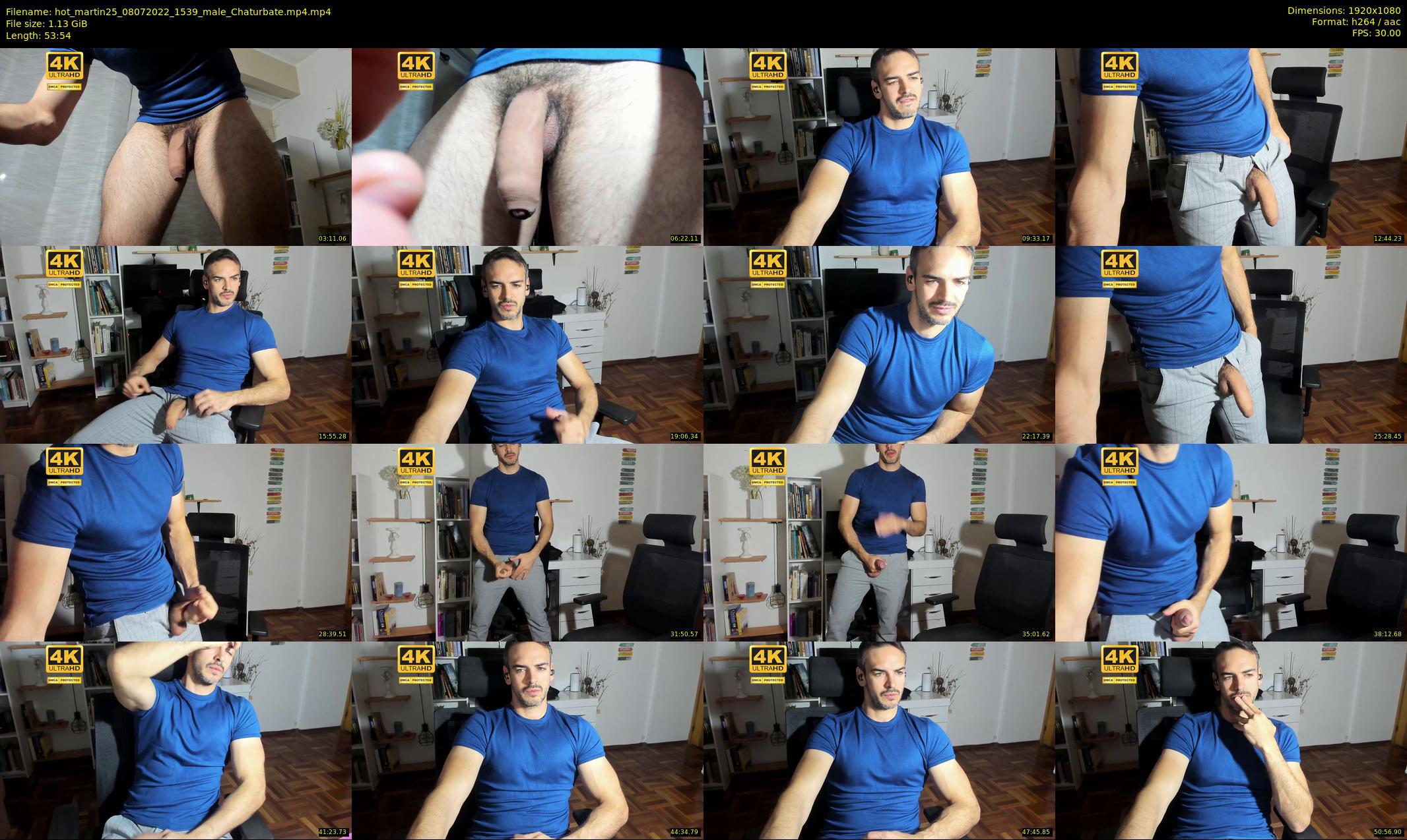 hot_martin25 — 54 minute Chaturbate male cam show recording, 1080p, Jul 8, 2022