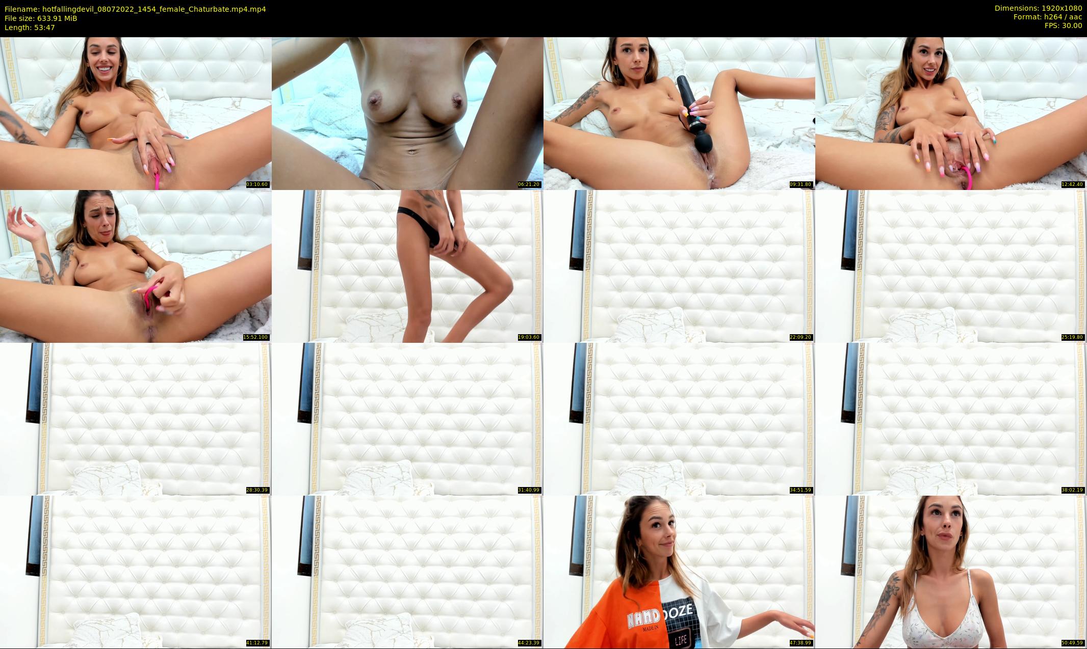 hotfallingdevil — 54 minute Chaturbate female cam show recording, 1080p, Jul 8, 2022